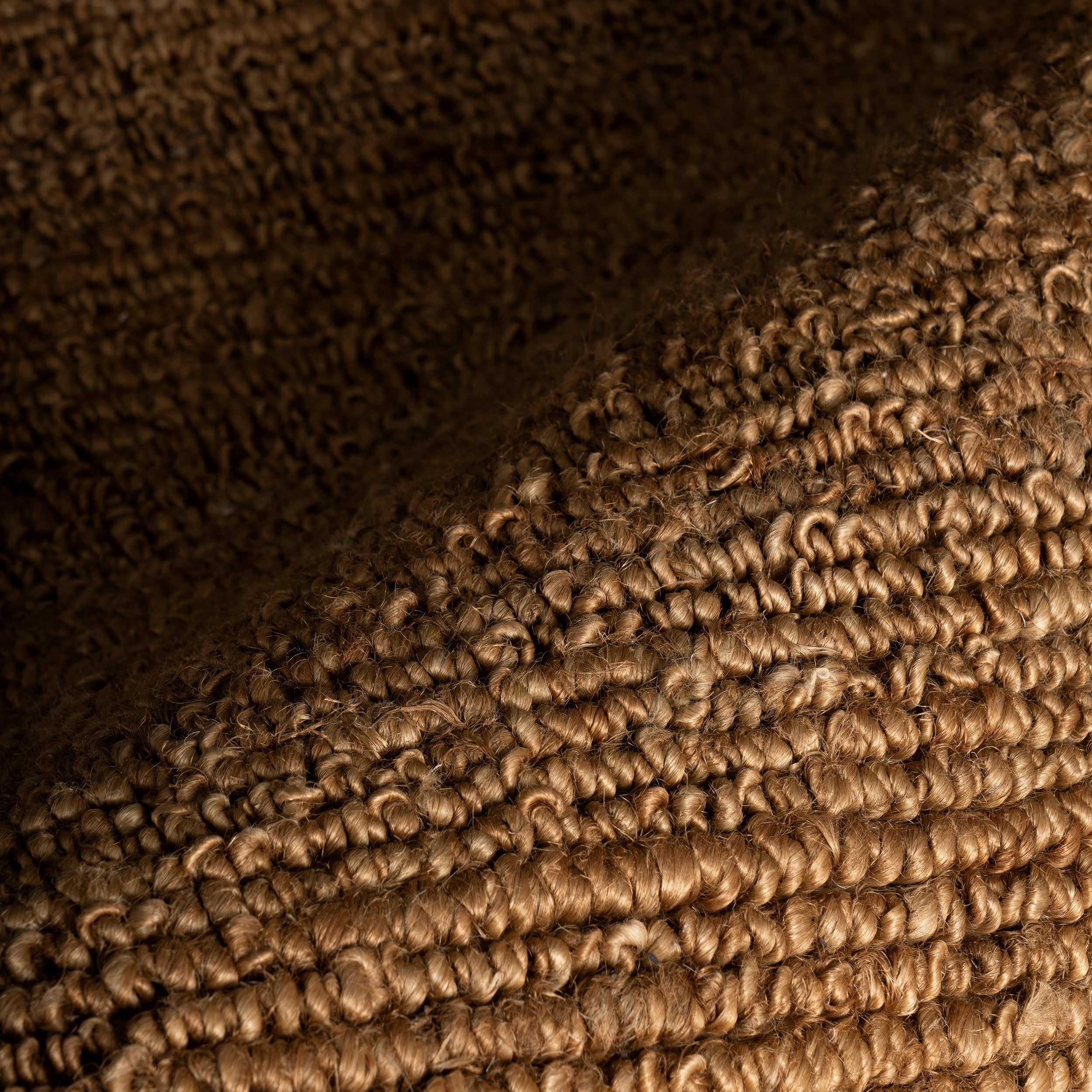 Varnu Textured Handmade Jute Rug | Natural - Image 4