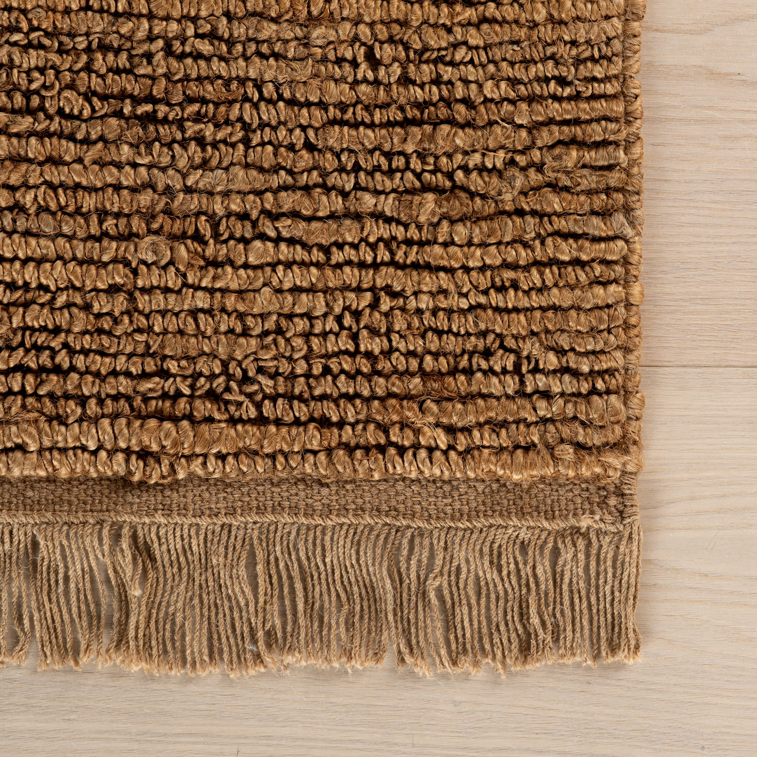 Varnu Textured Handmade Jute Rug | Natural - Image 6