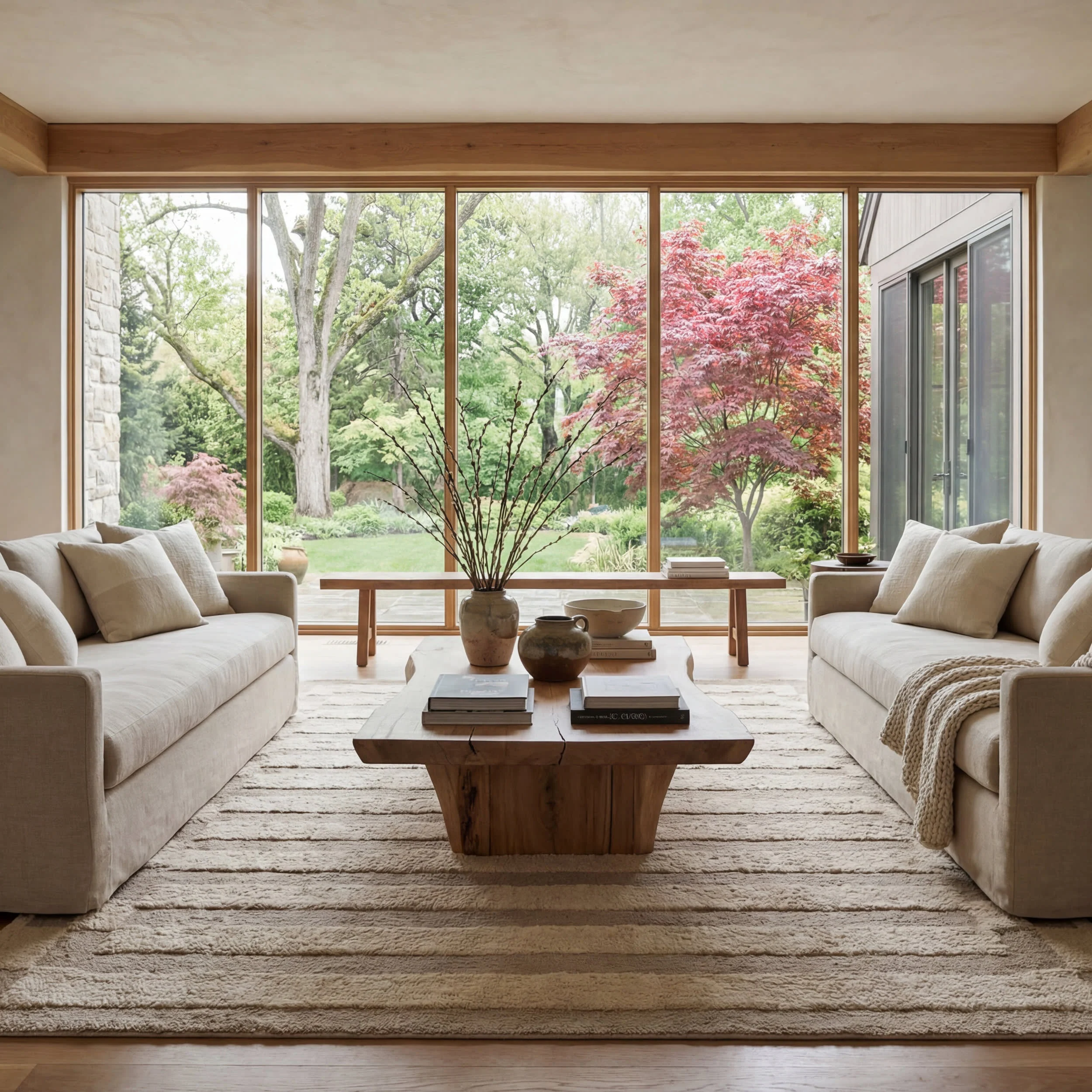 Velaina Handmade Washable Wool Rug | Ivory - Image 2
