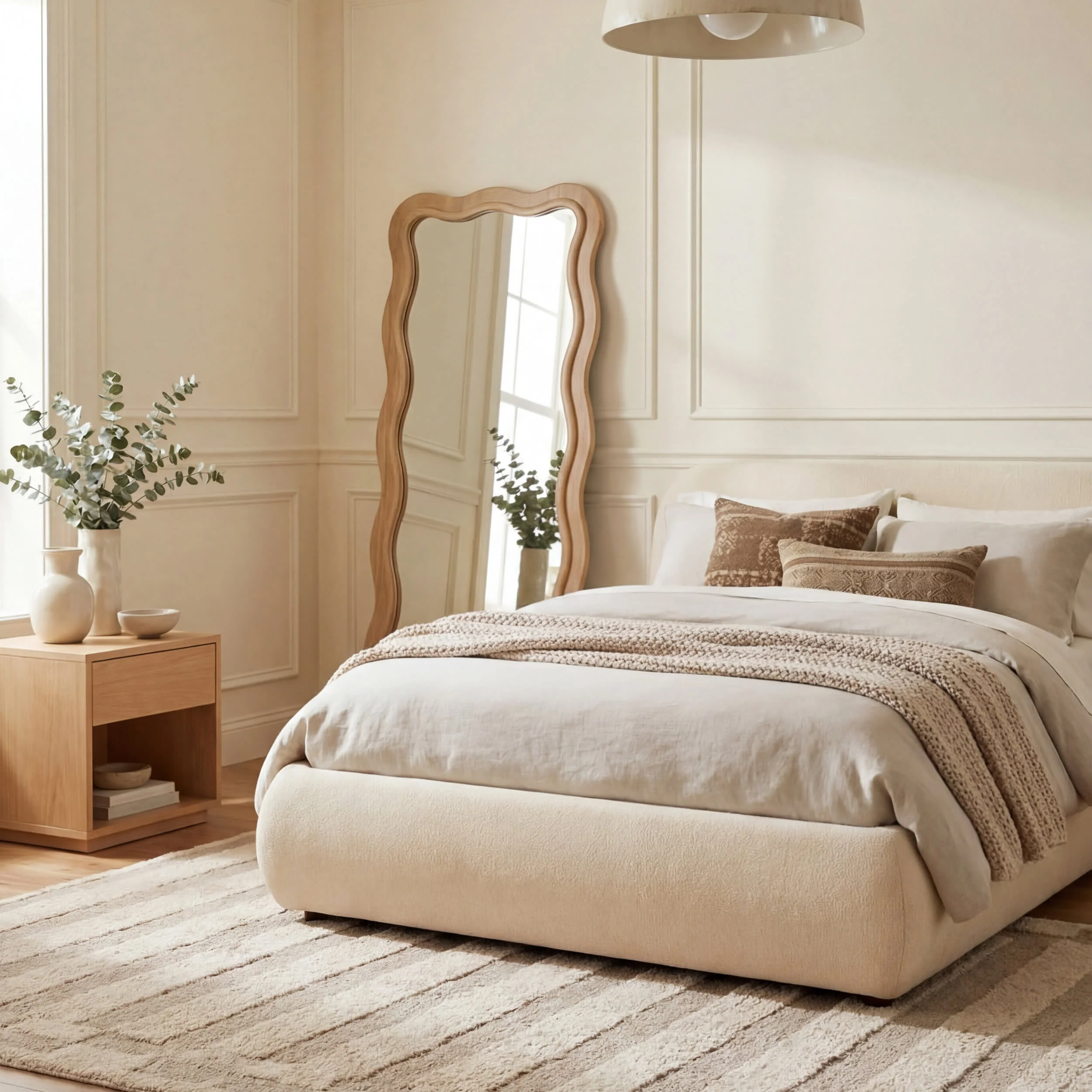 Velaina Handmade Washable Wool Rug | Ivory - Image 3