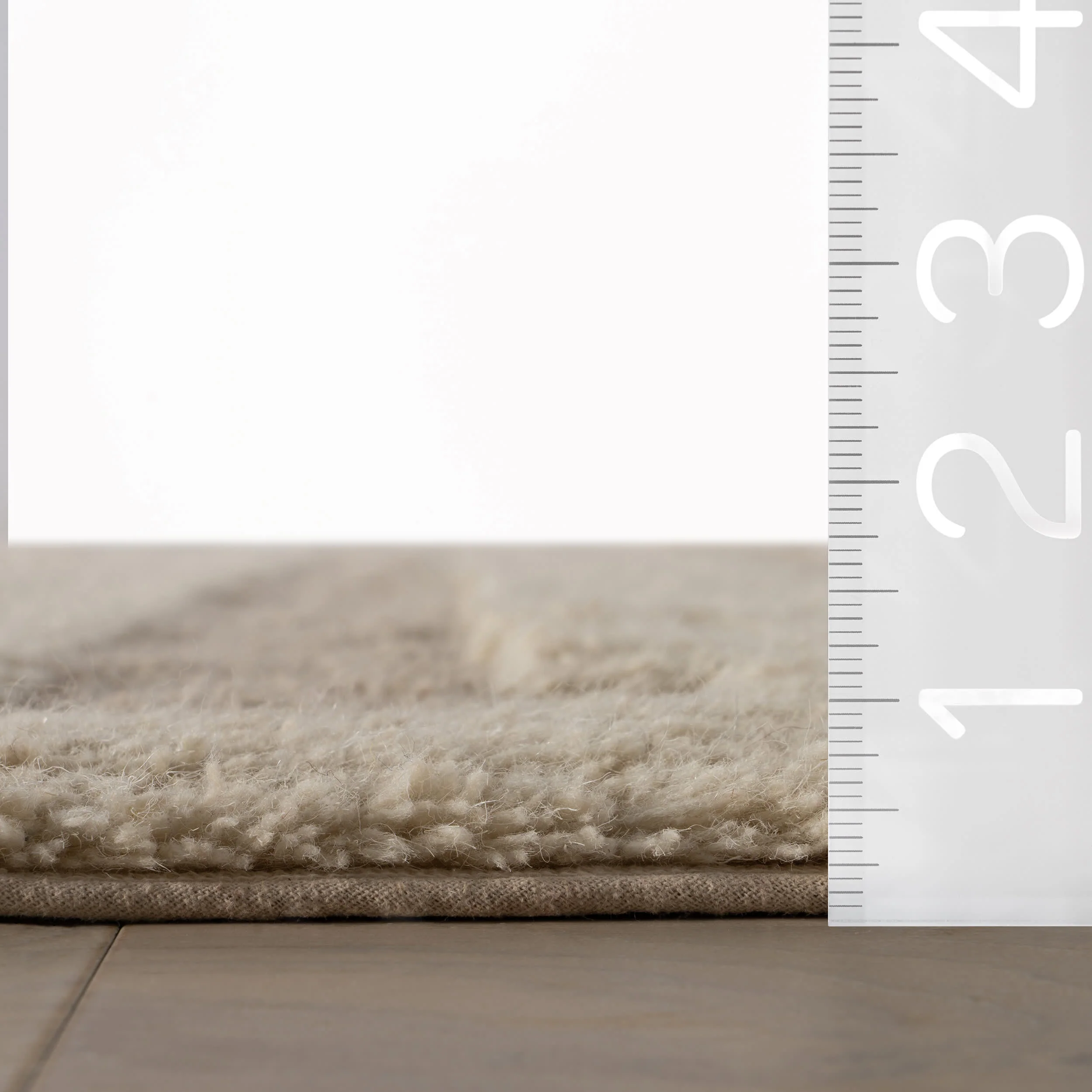 Velaina Handmade Washable Wool Rug | Ivory - Image 9