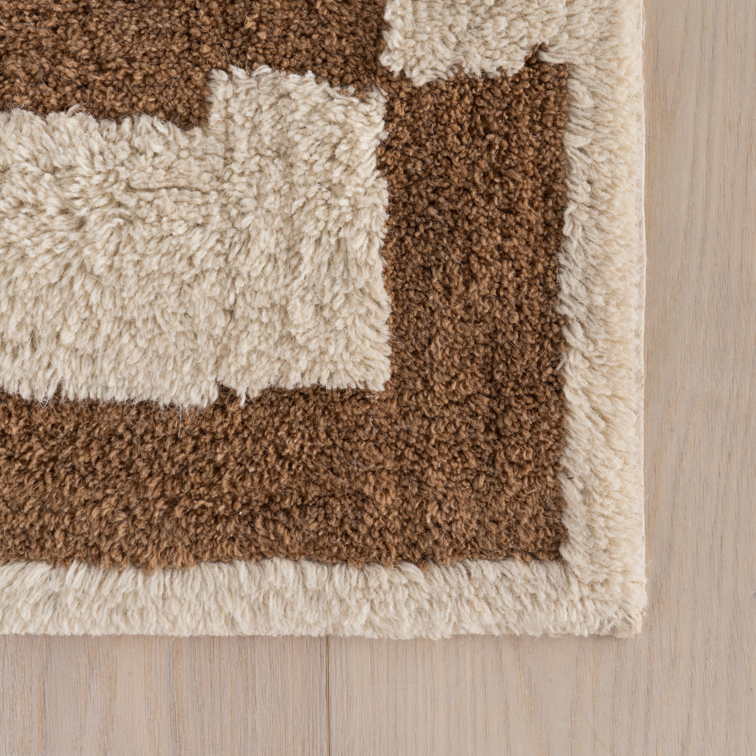 Velaina Handmade Washable Wool Rug | Tan - Image 10