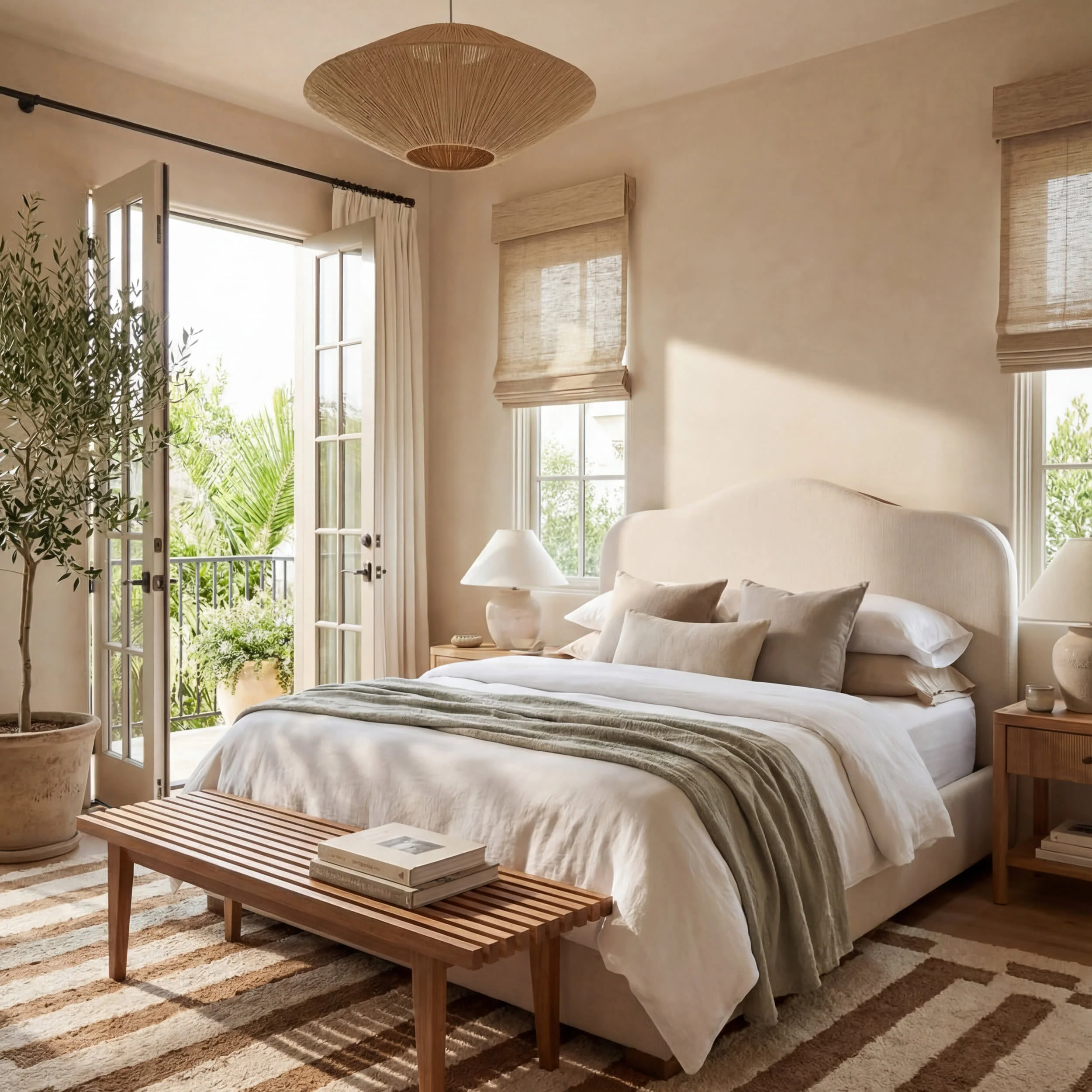 Velaina Handmade Washable Wool Rug | Tan - Image 3