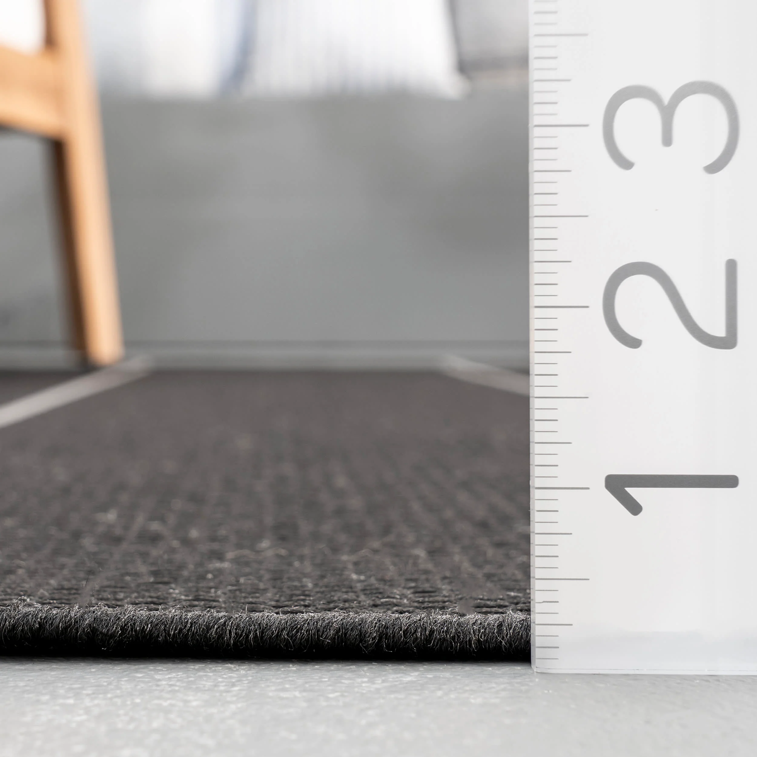 Venetian Pinstripes Indoor/Outdoor Rug | Black - Image 5