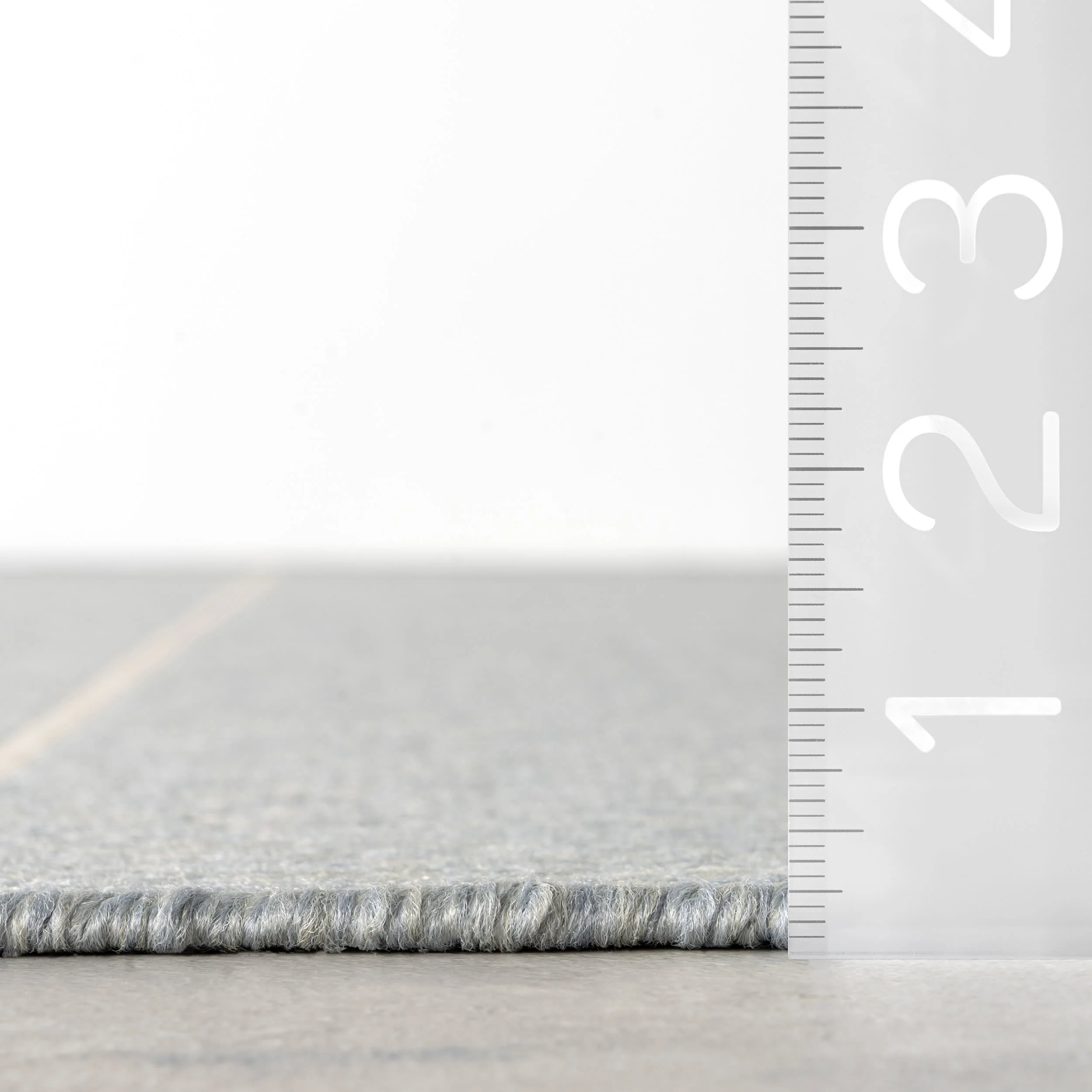 Venetian Pinstripes Indoor/Outdoor Rug | Slate Blue - Image 6
