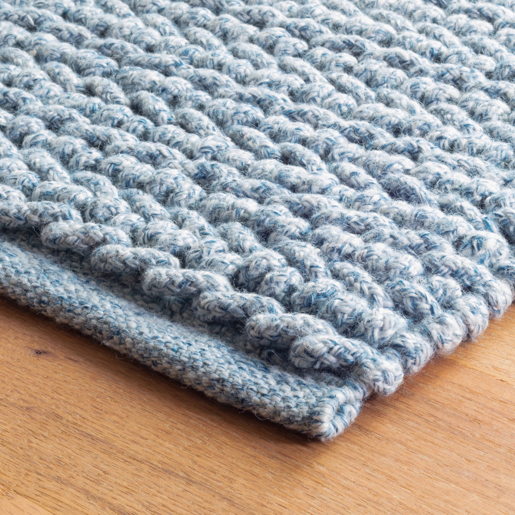 Veranda Handwoven Performance Rug | Denim - Image 4