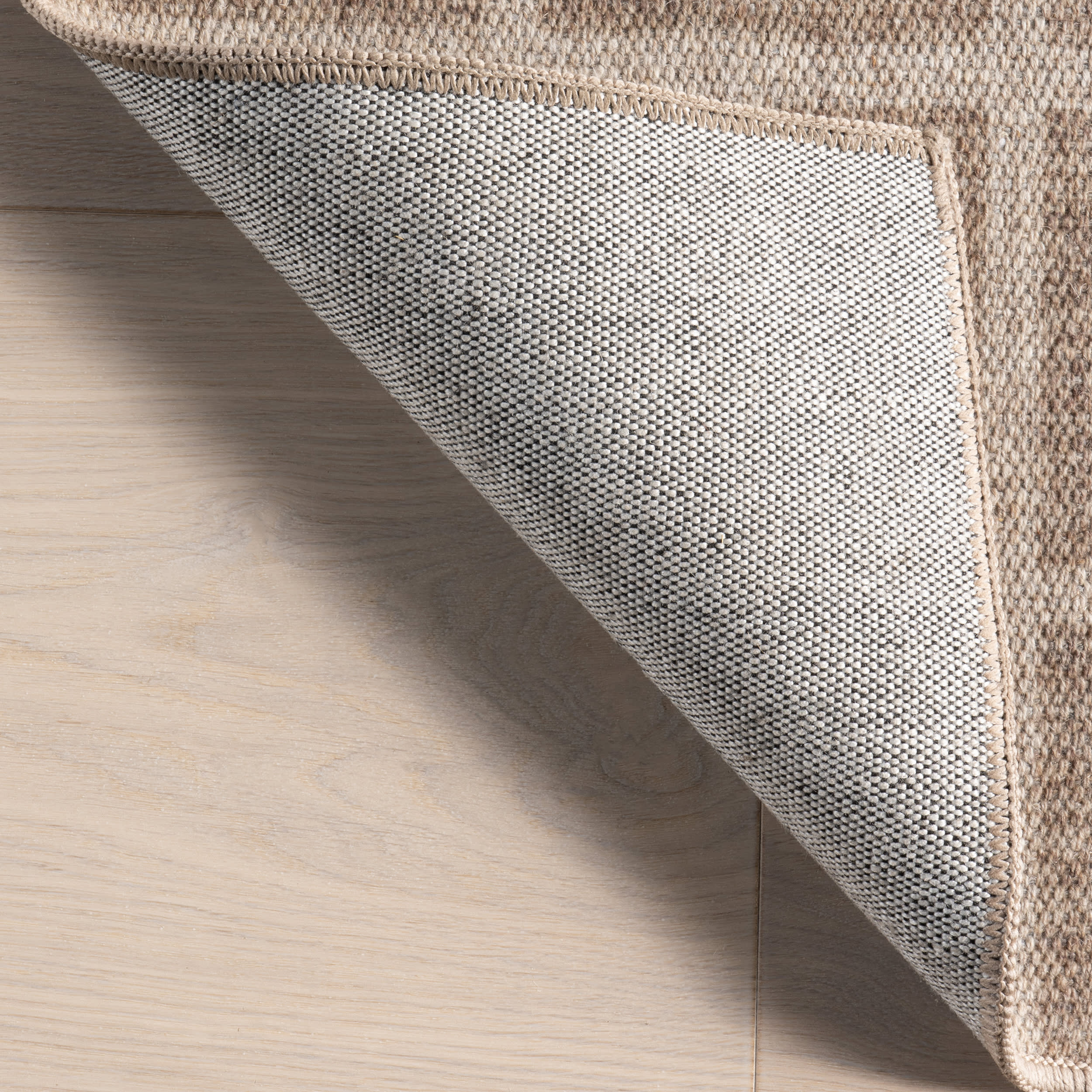 Verity Checkered Washable Rug | Brown - Image 7