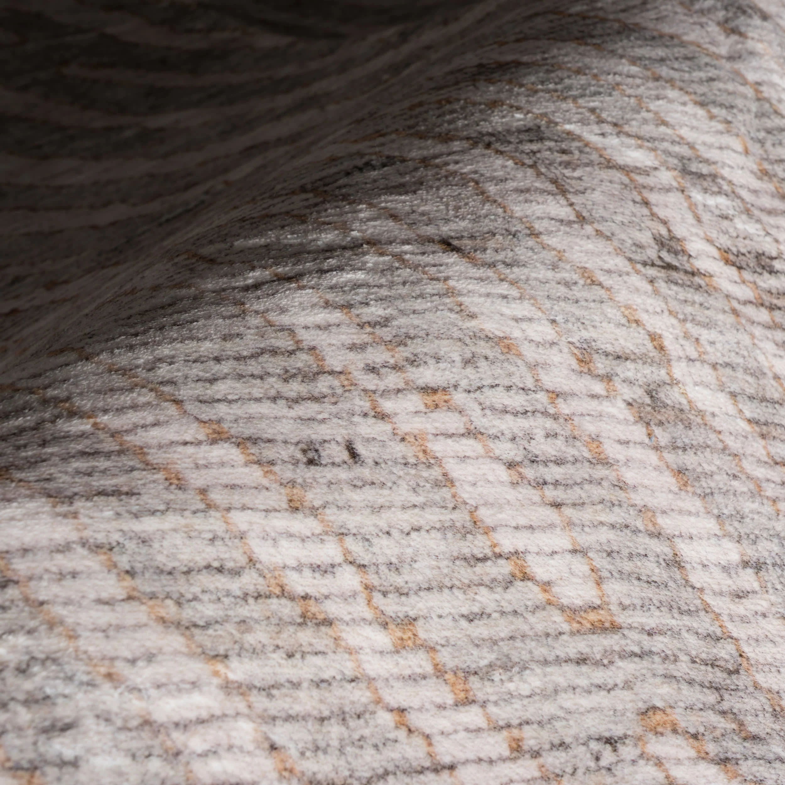 Vespera Abstract Washable Rug | Beige - Image 3