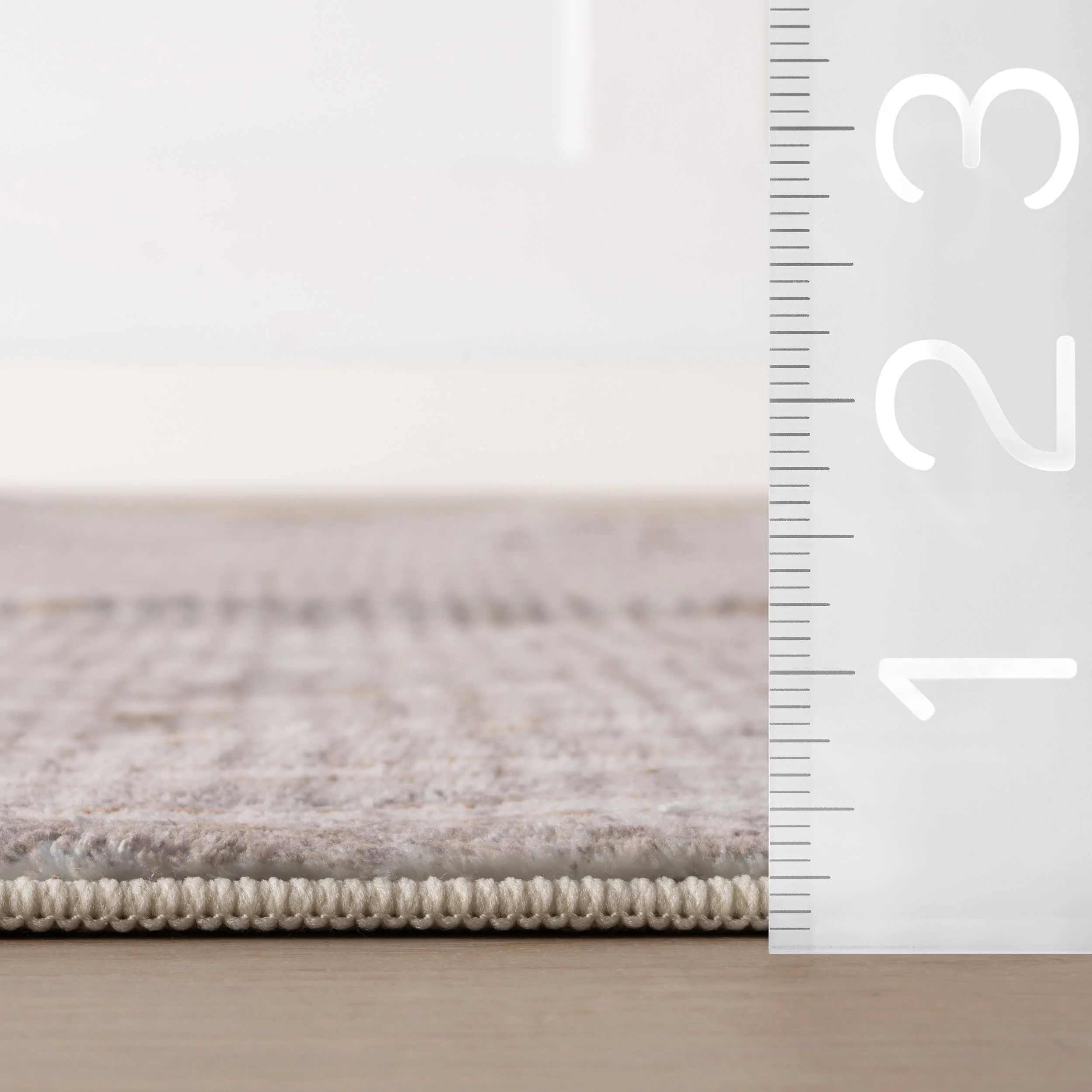 Vespera Abstract Washable Rug | Beige - Image 5