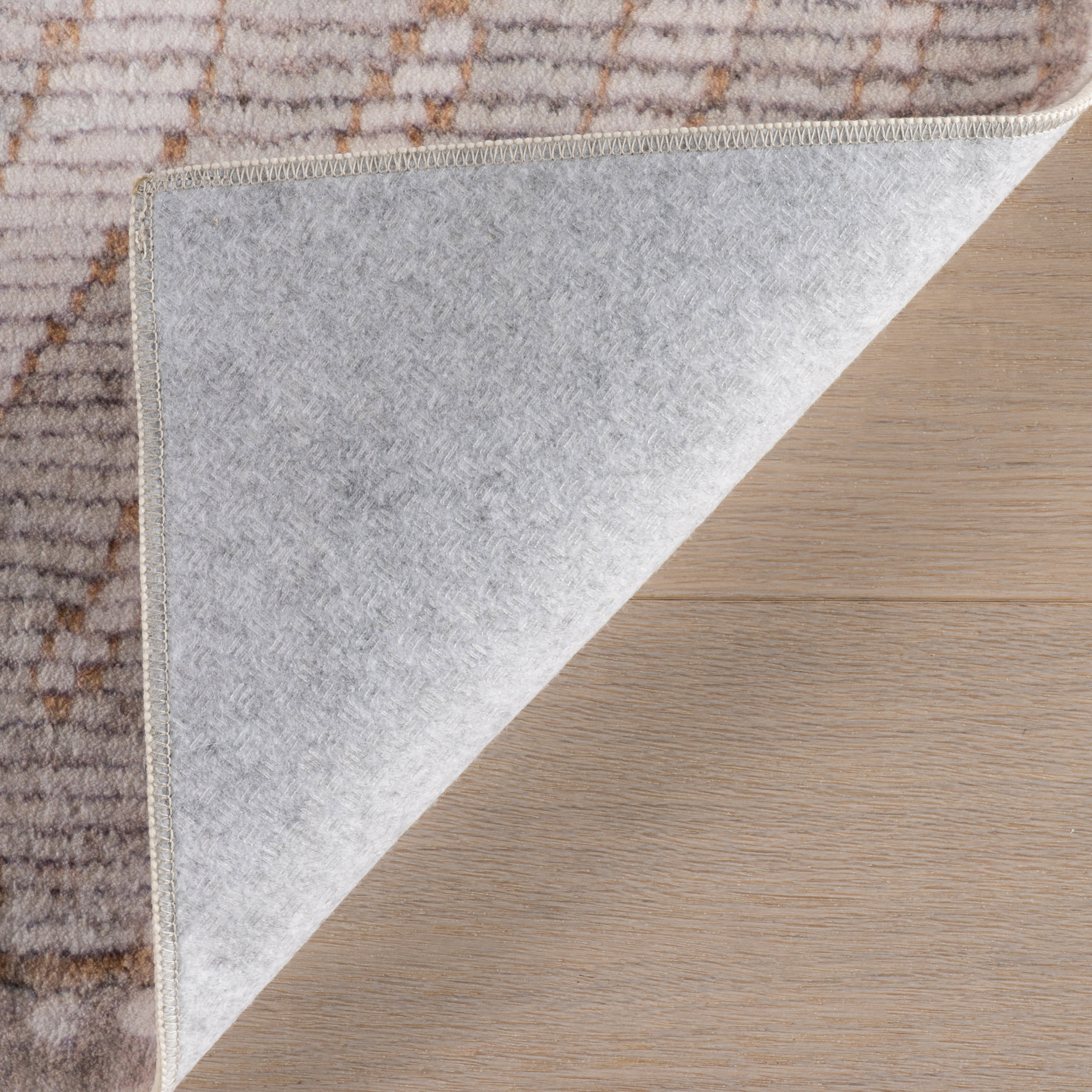 Vespera Abstract Washable Rug | Beige - Image 6