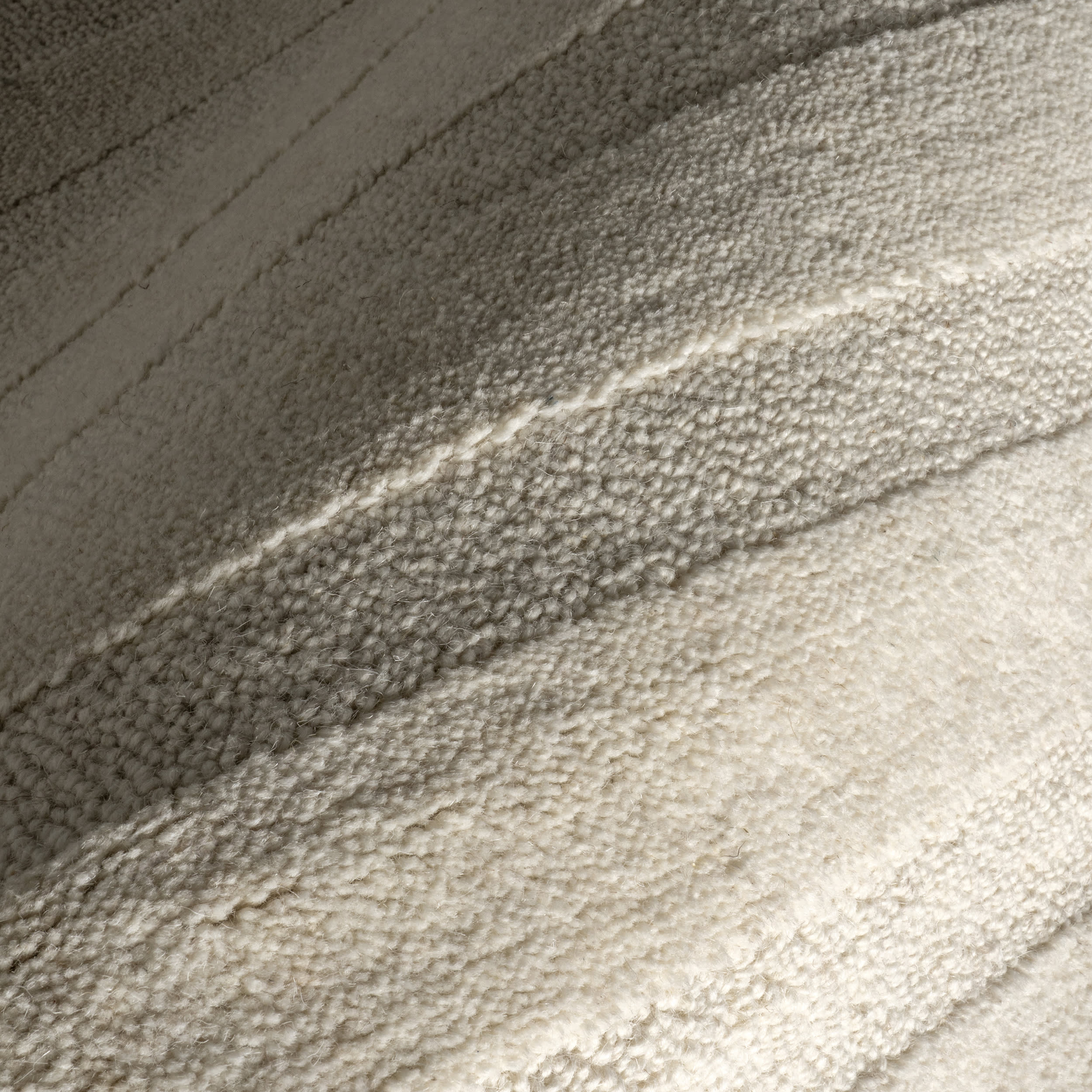Vestry Striped Wool Rug | Ivory - Image 3
