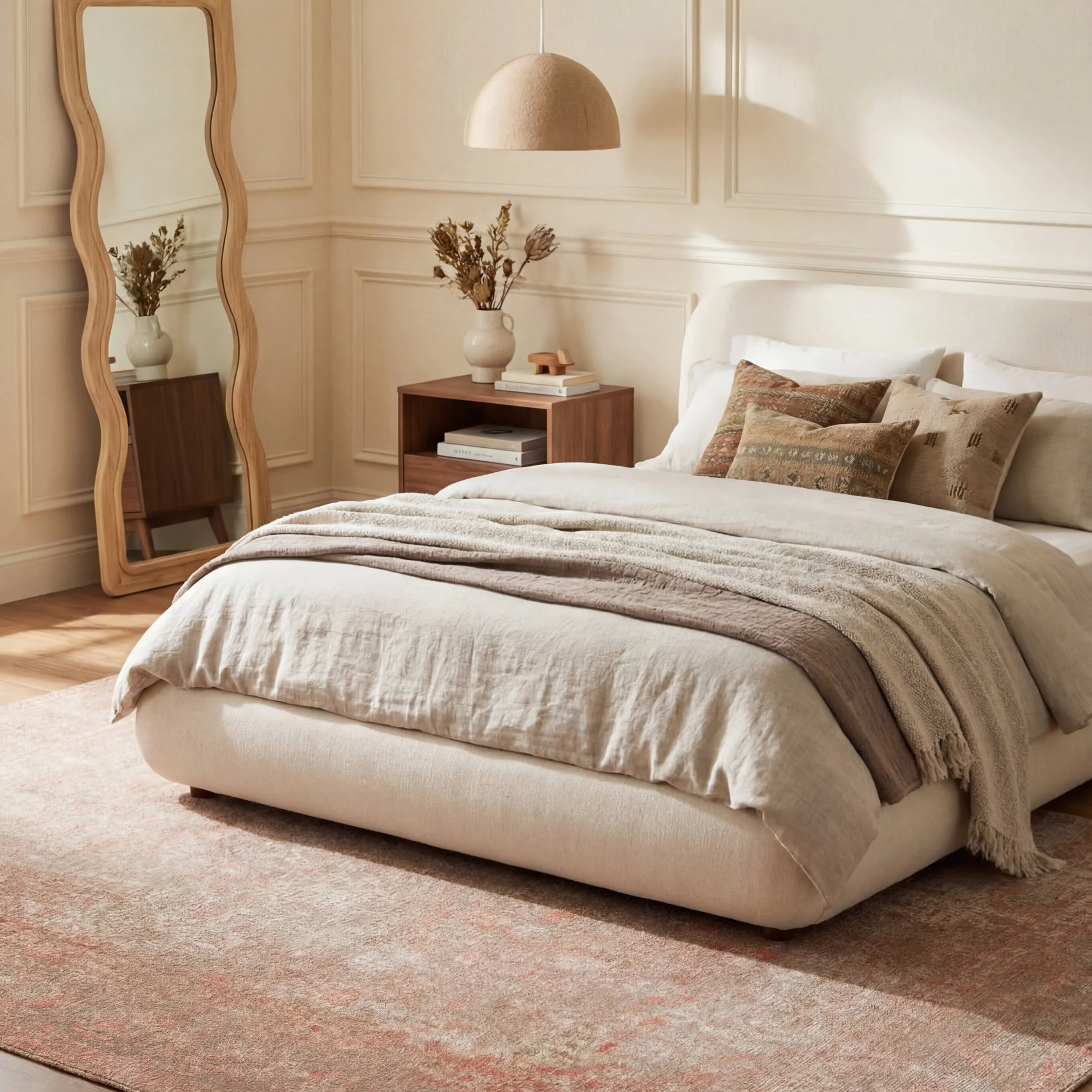 Vianey Vintage and Distressed Rug | Peach - Image 10