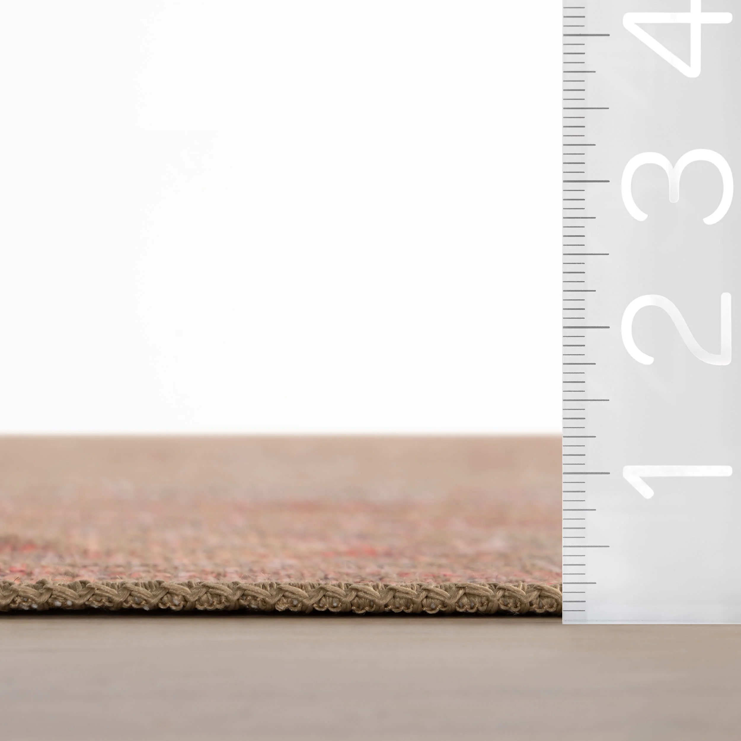 Vianey Vintage and Distressed Rug | Peach - Image 6