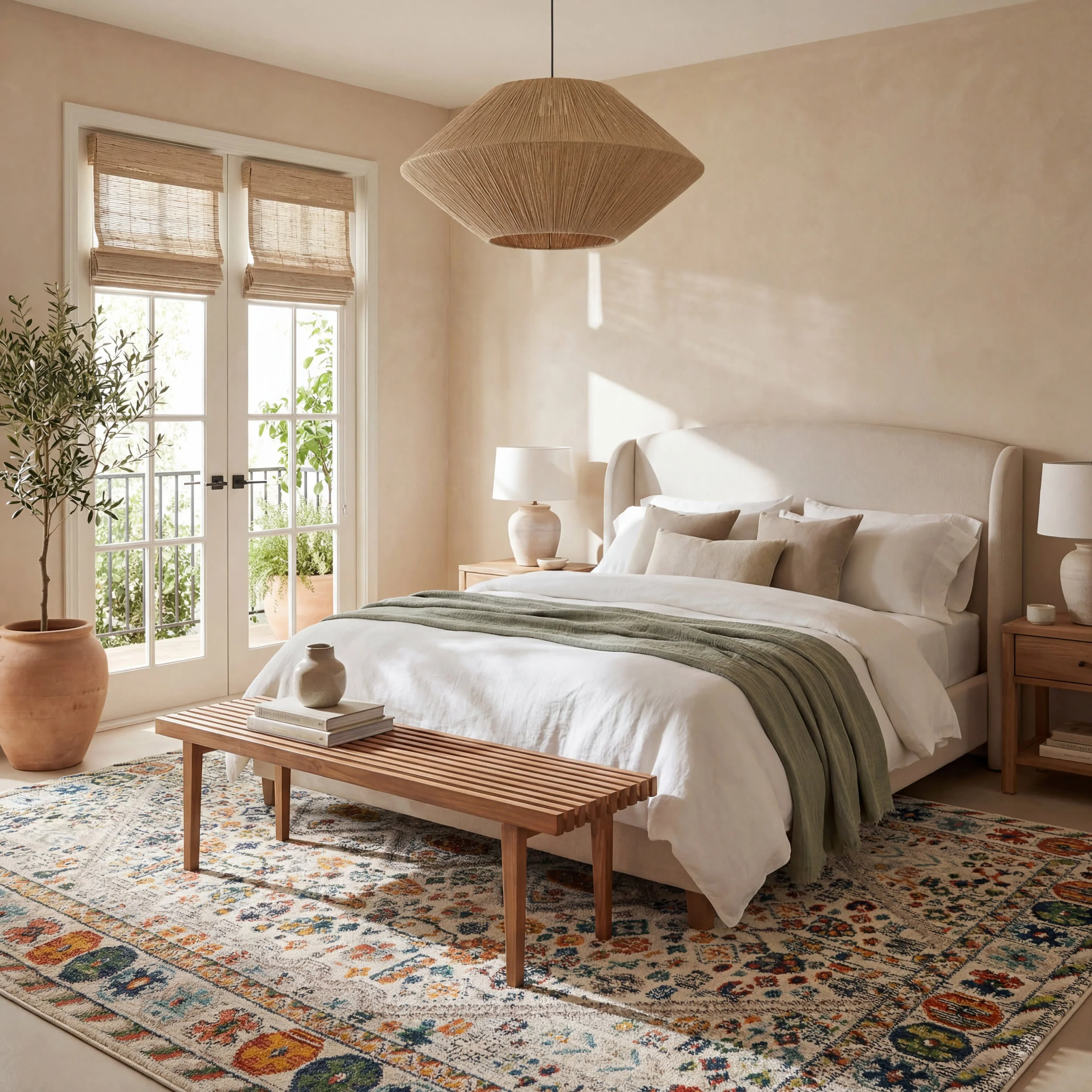 Vibrant Meadow Rug | Ivory Multicolor - Image 10