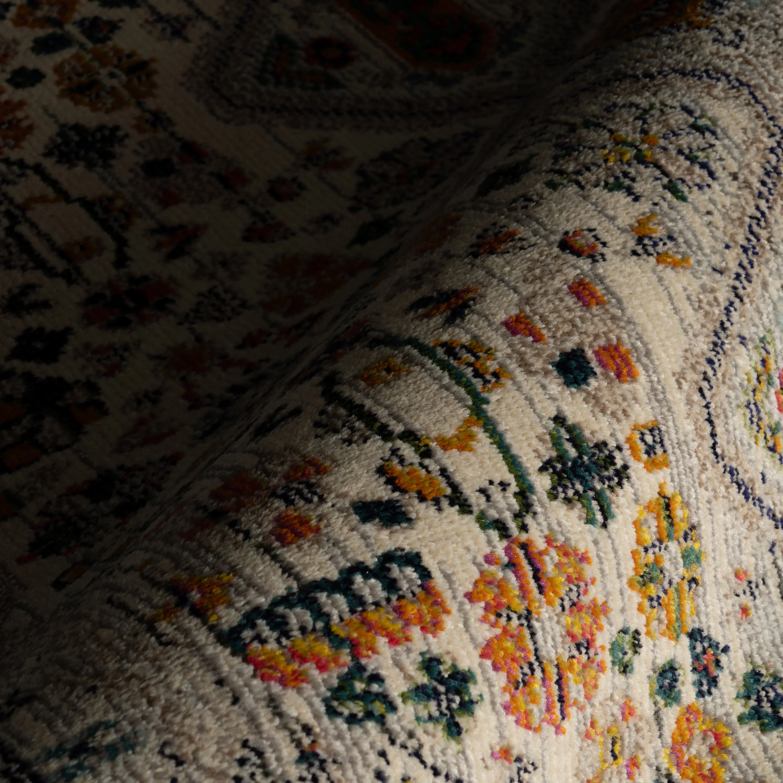 Vibrant Meadow Rug | Ivory Multicolor - Image 3
