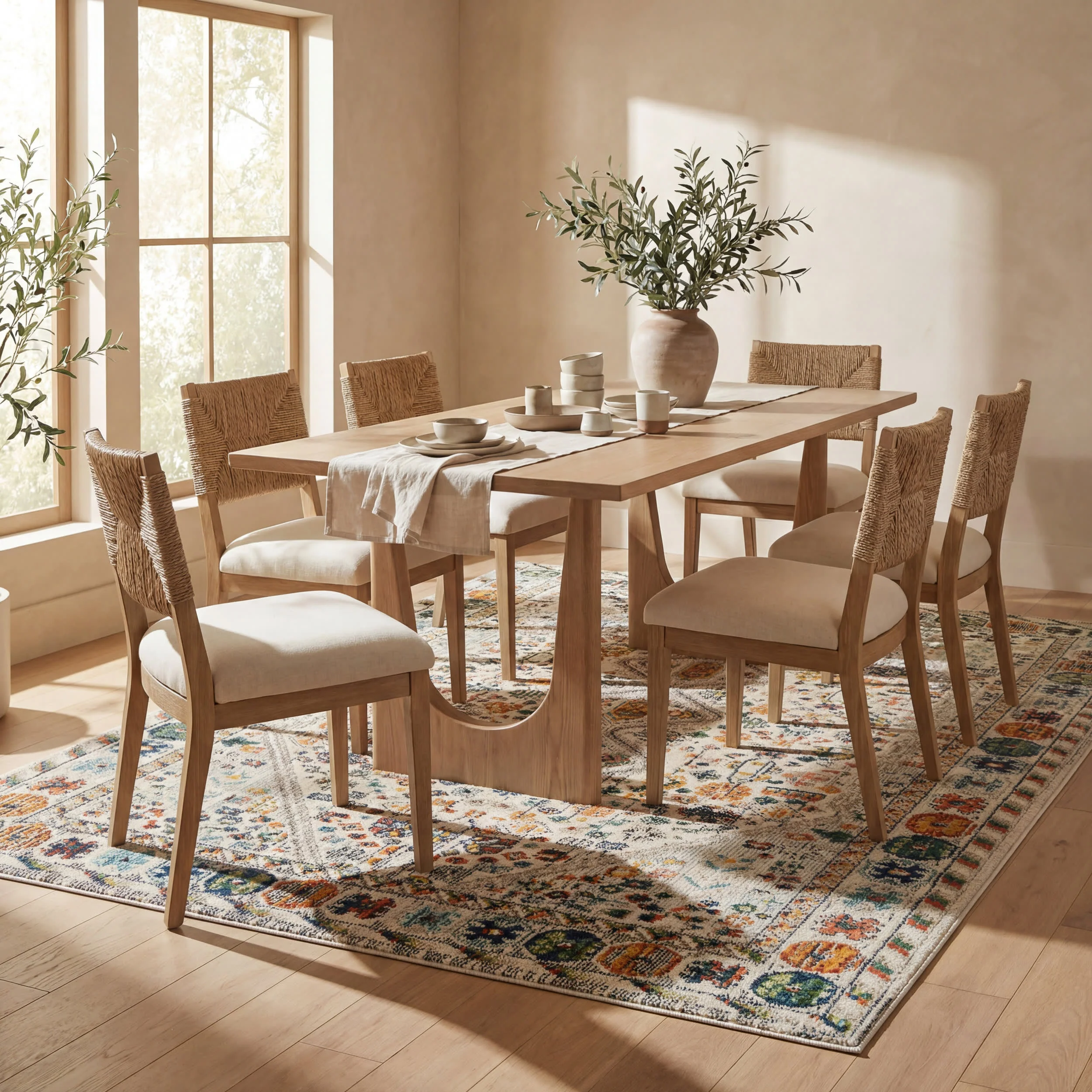 Vibrant Meadow Rug | Ivory Multicolor - Image 7