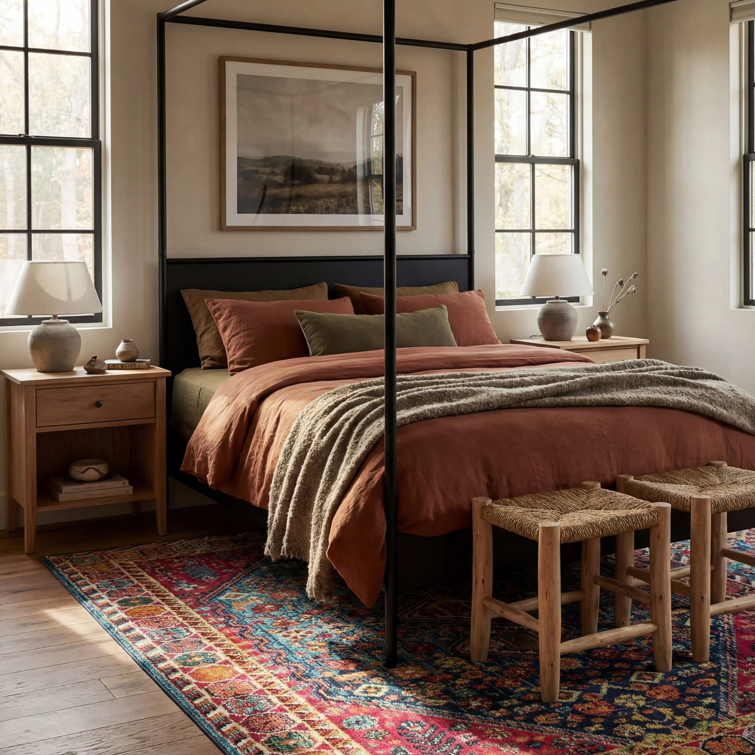Vibrant Meadow Rug | Multicolor - Image 8