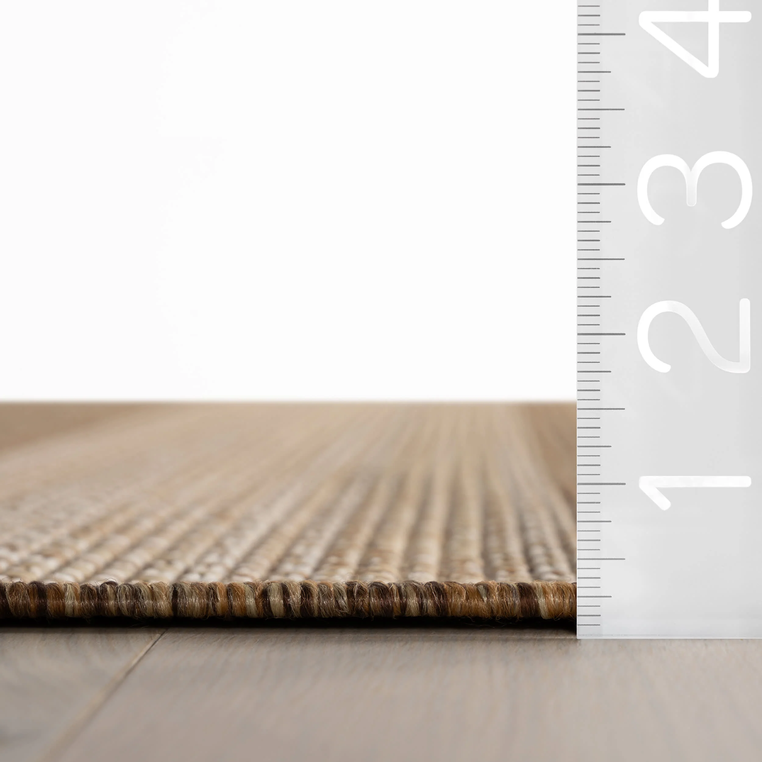 Vielle Modern Abstract Indoor/Outdoor Rug | Brown - Image 4