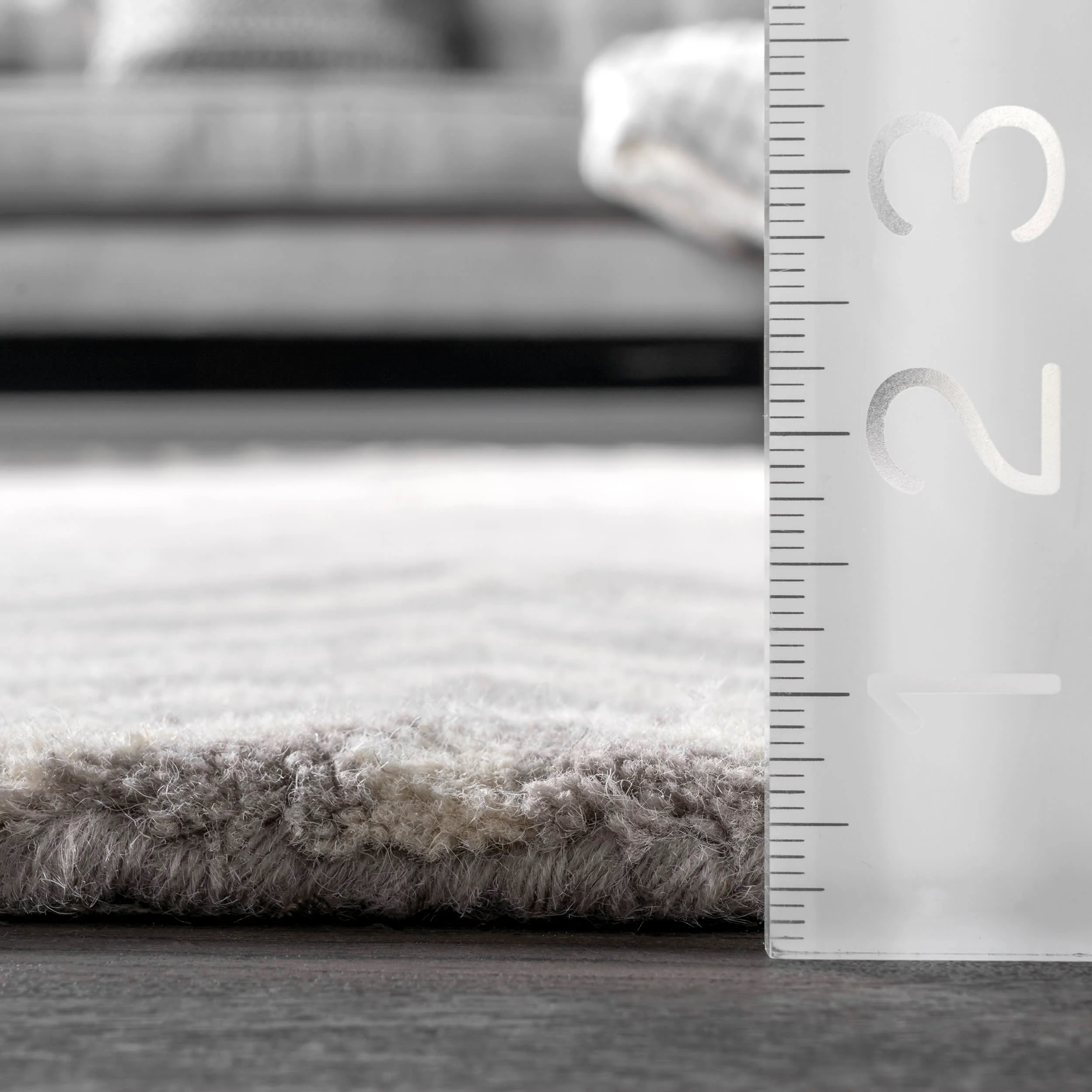 Viga Chevron Rug | Beige - Image 5