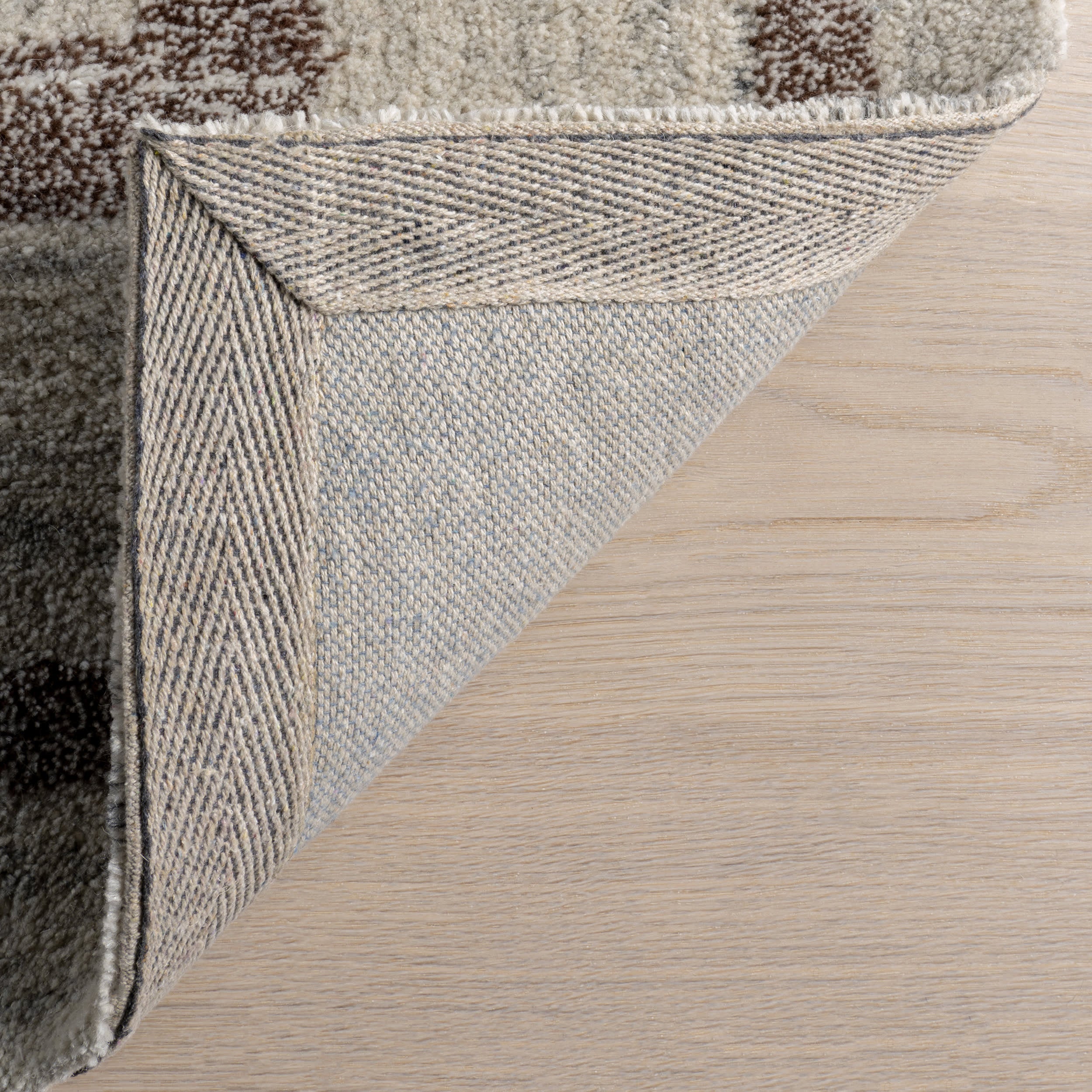 Villa Southwestern Wool Rug | Brown - Image 6