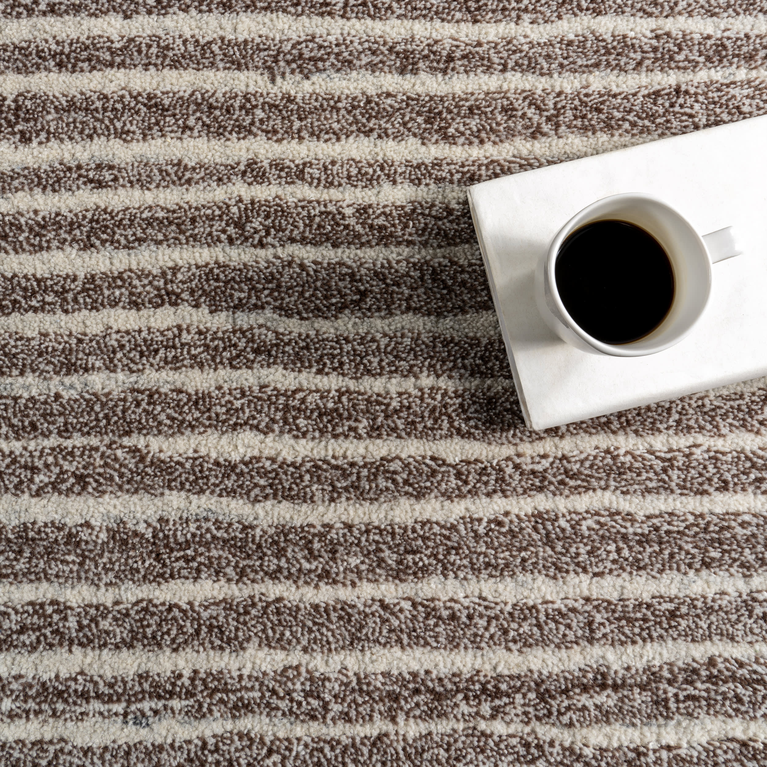 Villa Southwestern Wool Rug | Brown - Image 7