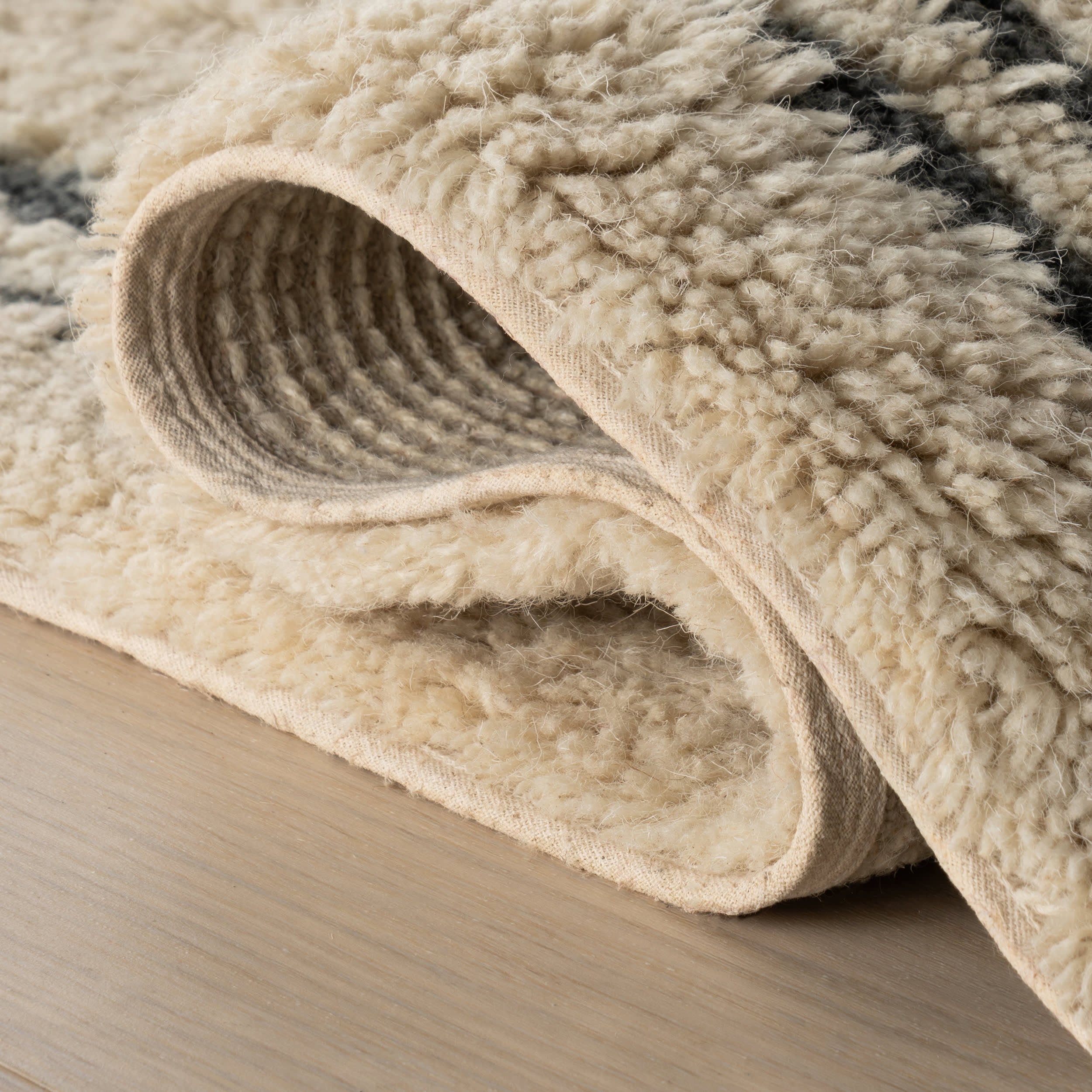 Vina Handmade Washable Wool Rug | Ivory - Image 7