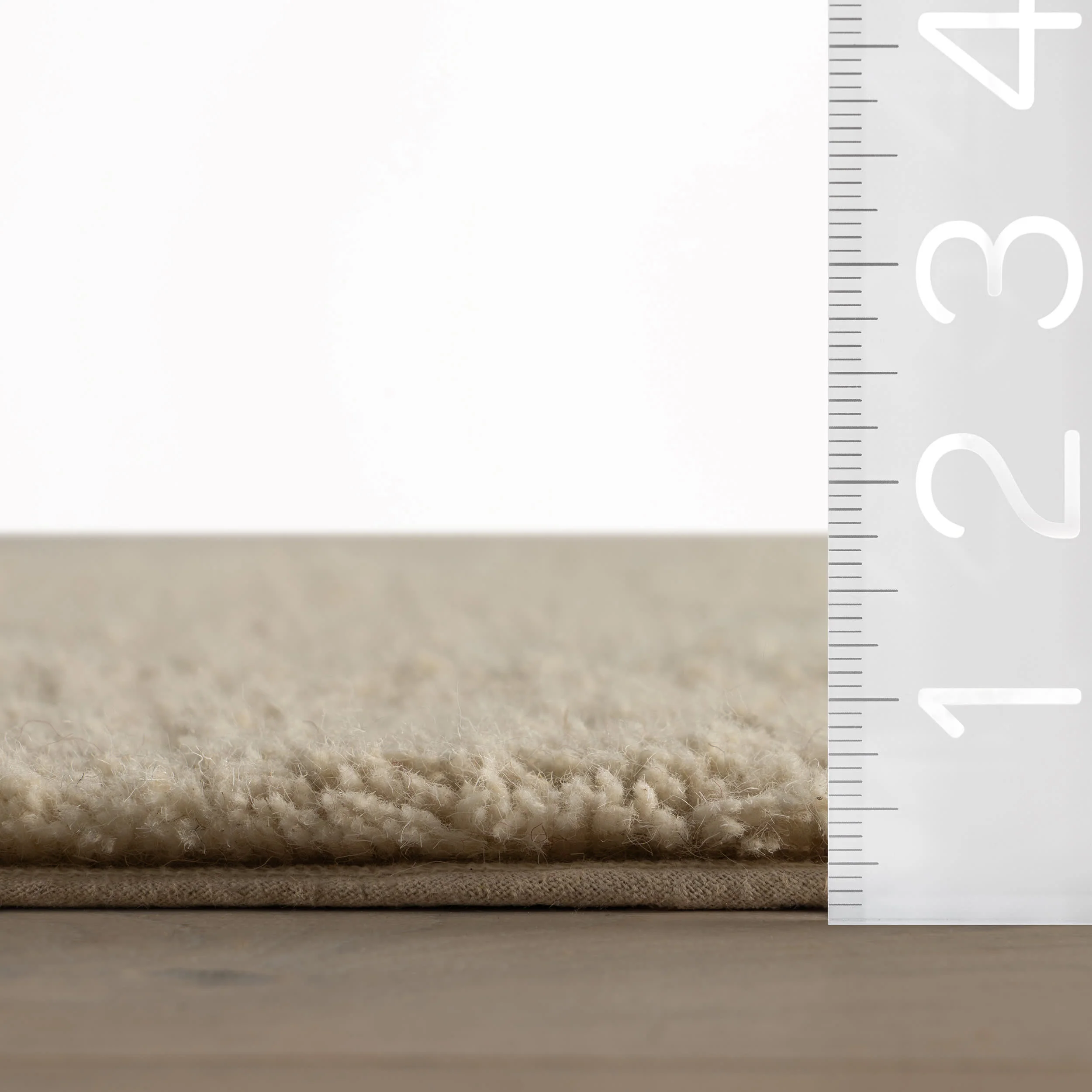 Vina Handmade Washable Wool Rug | Ivory - Image 9
