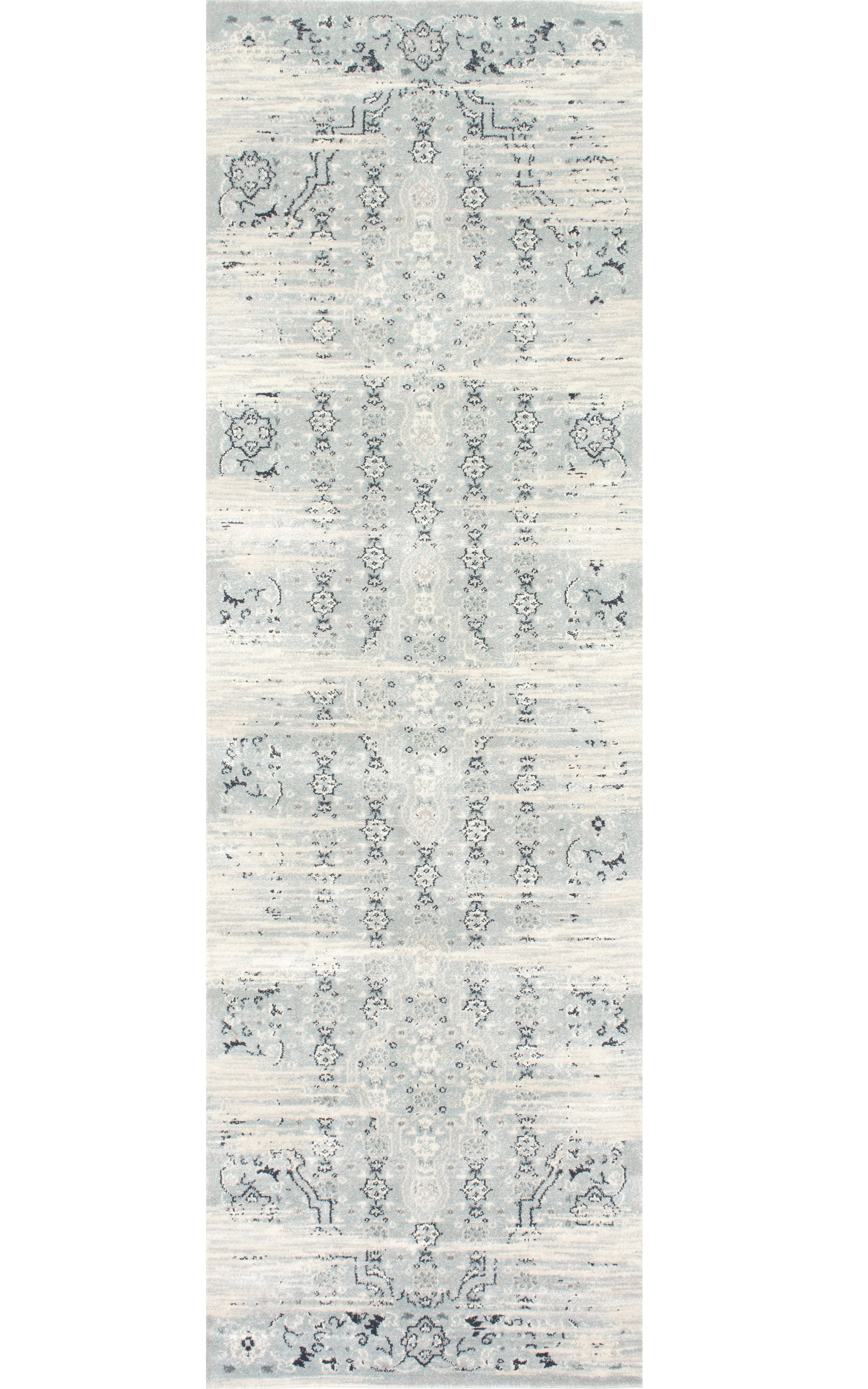Vintage Abstract Rug | Blue - Image 5