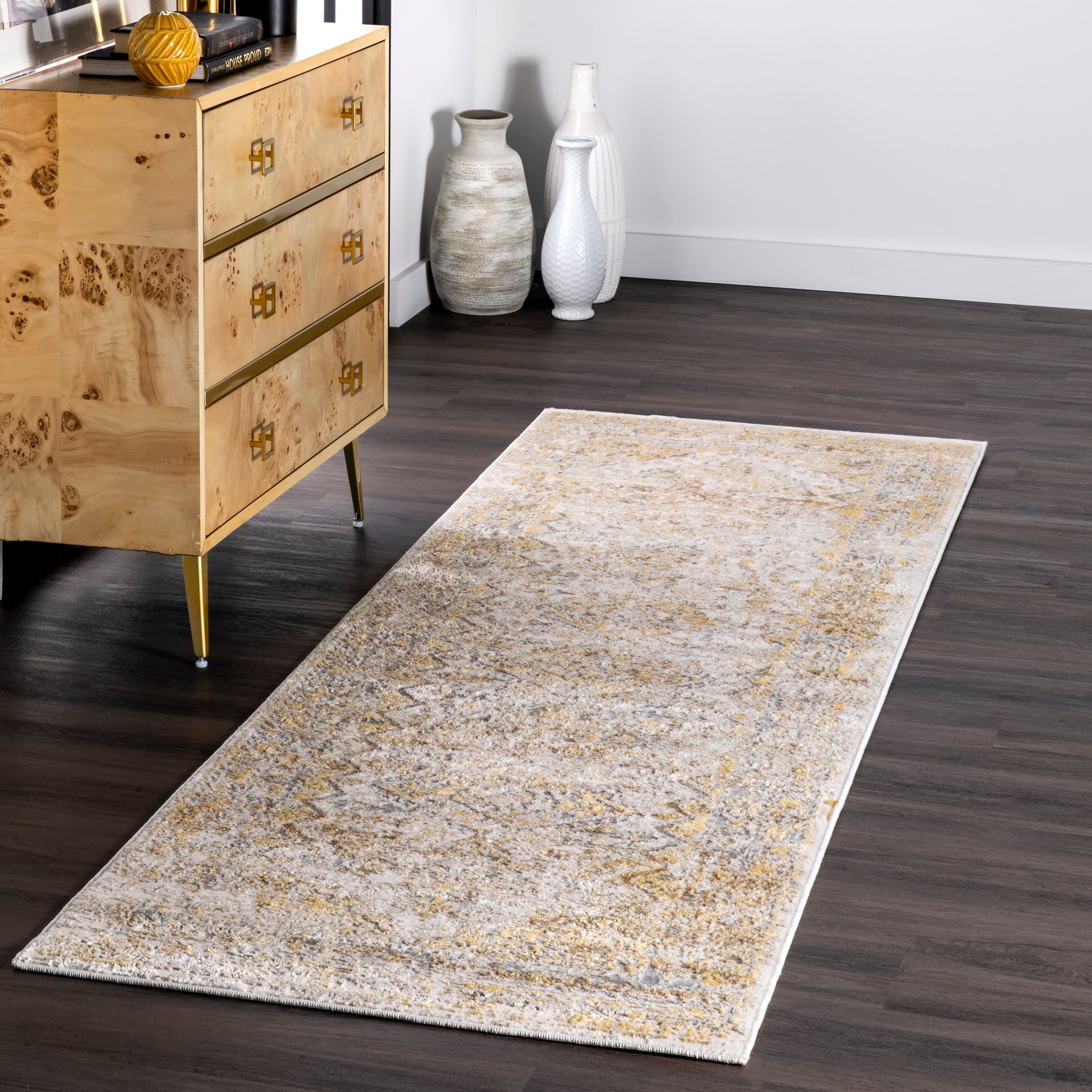 Vintage Medallion Rug | Gold - Image 2