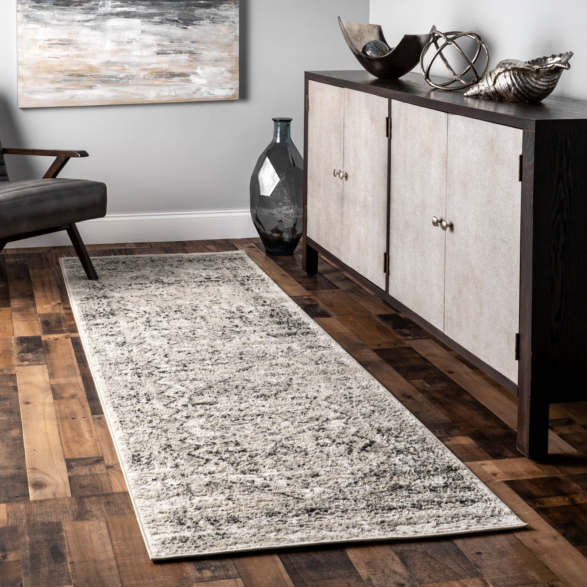 Vintage Medallion Rug | Grey - Image 2
