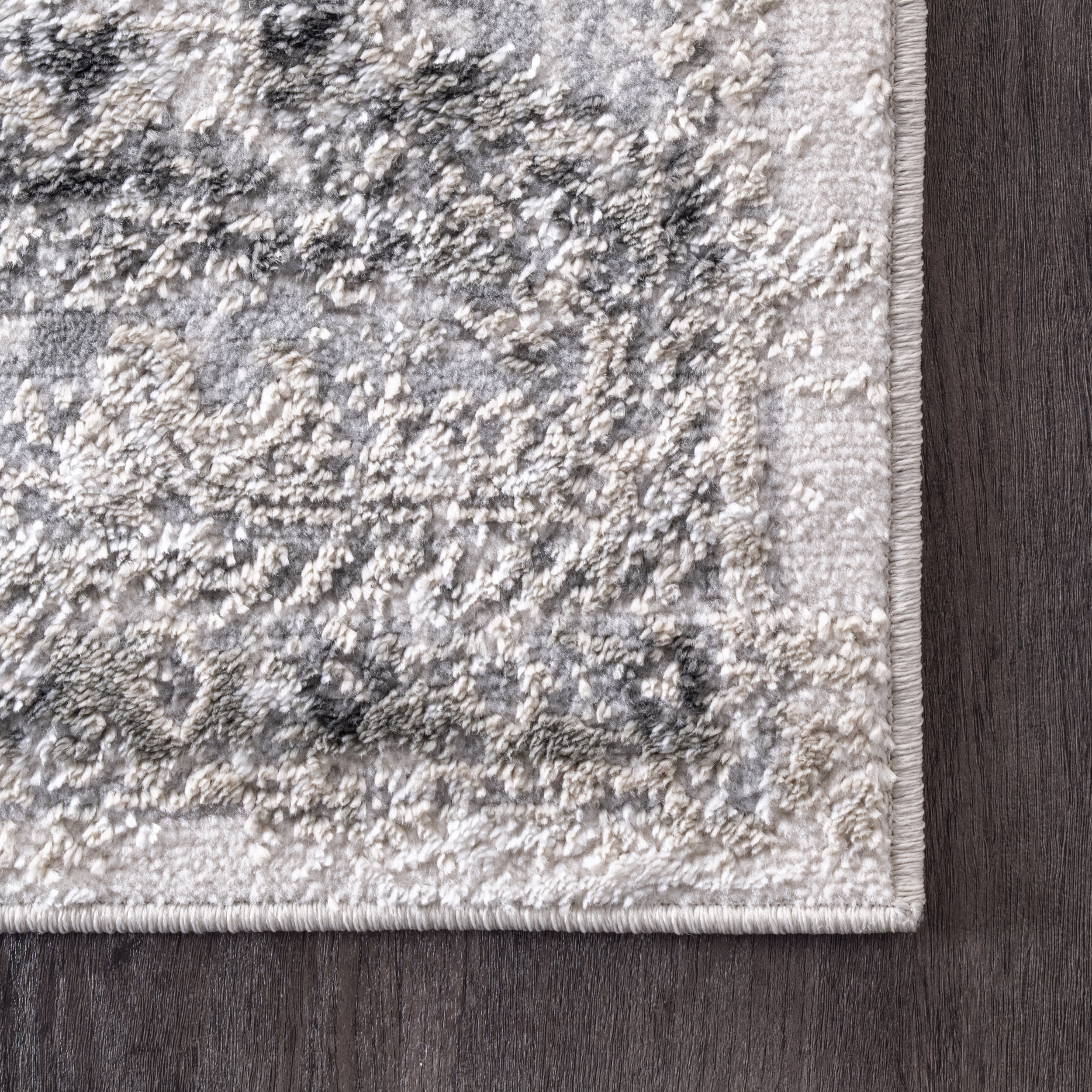Vintage Medallion Rug | Grey - Image 3