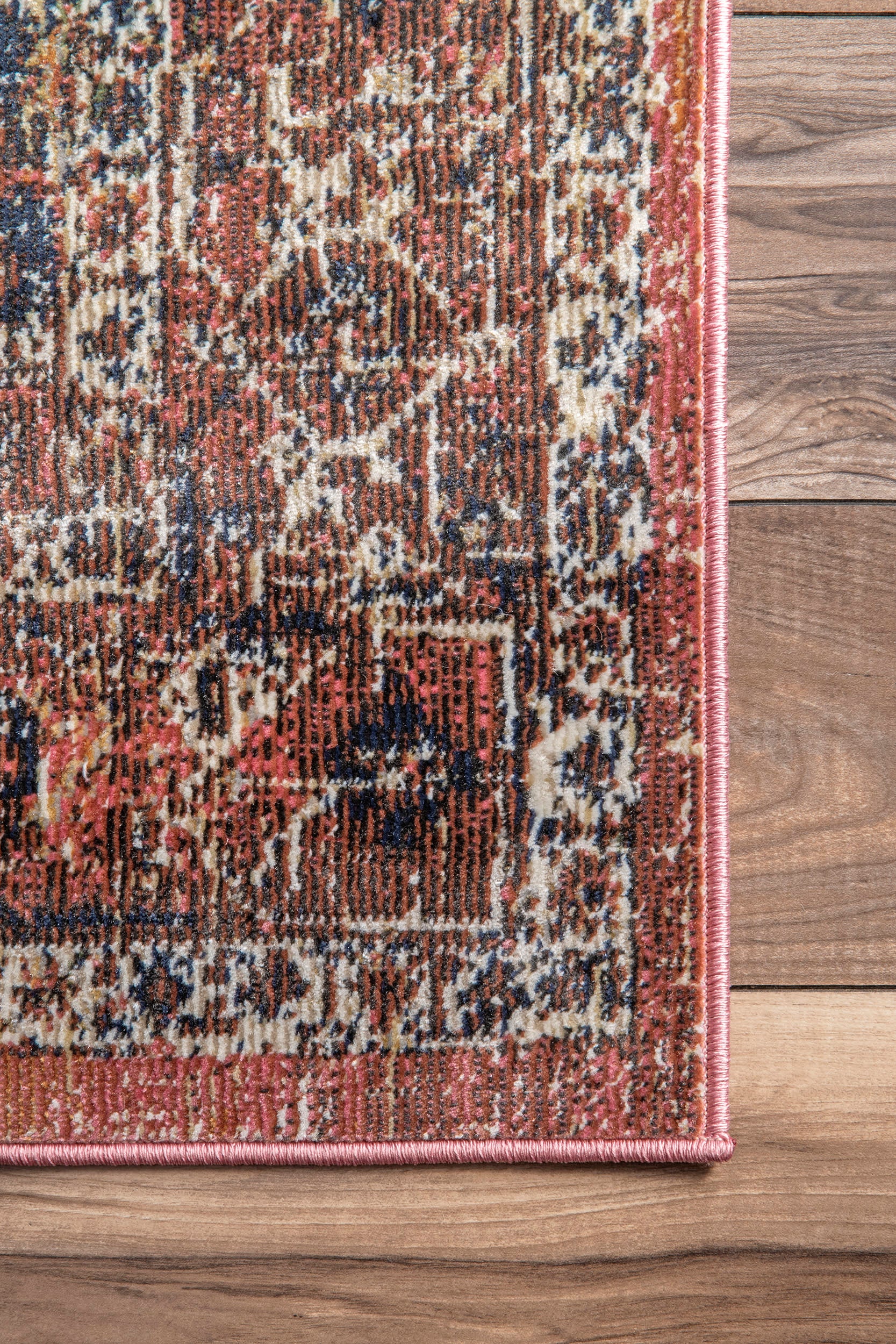 Vintage Medallion Rug | Orange - Image 3