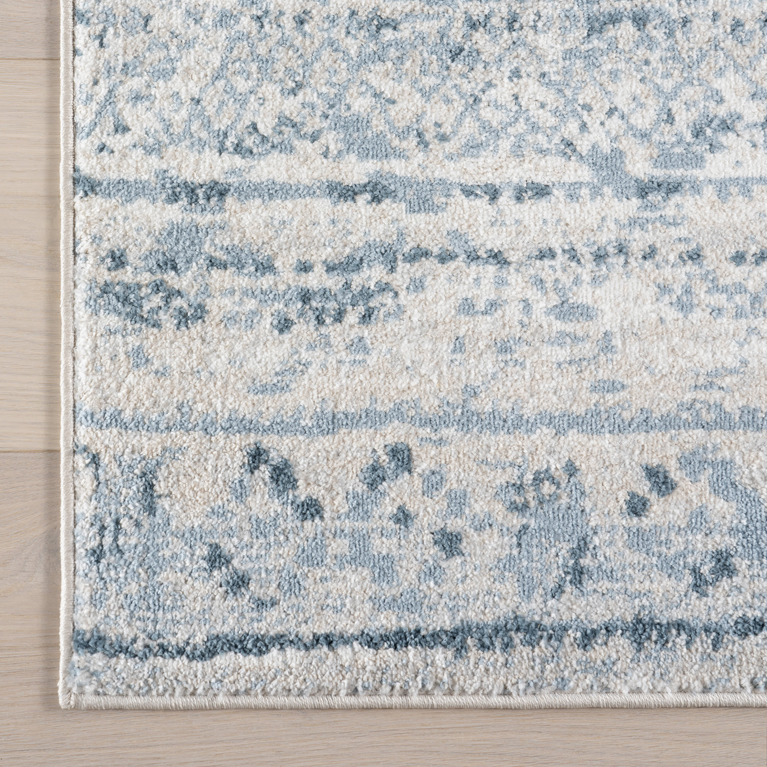 Vintage Moroccan Rug | Blue - Image 4