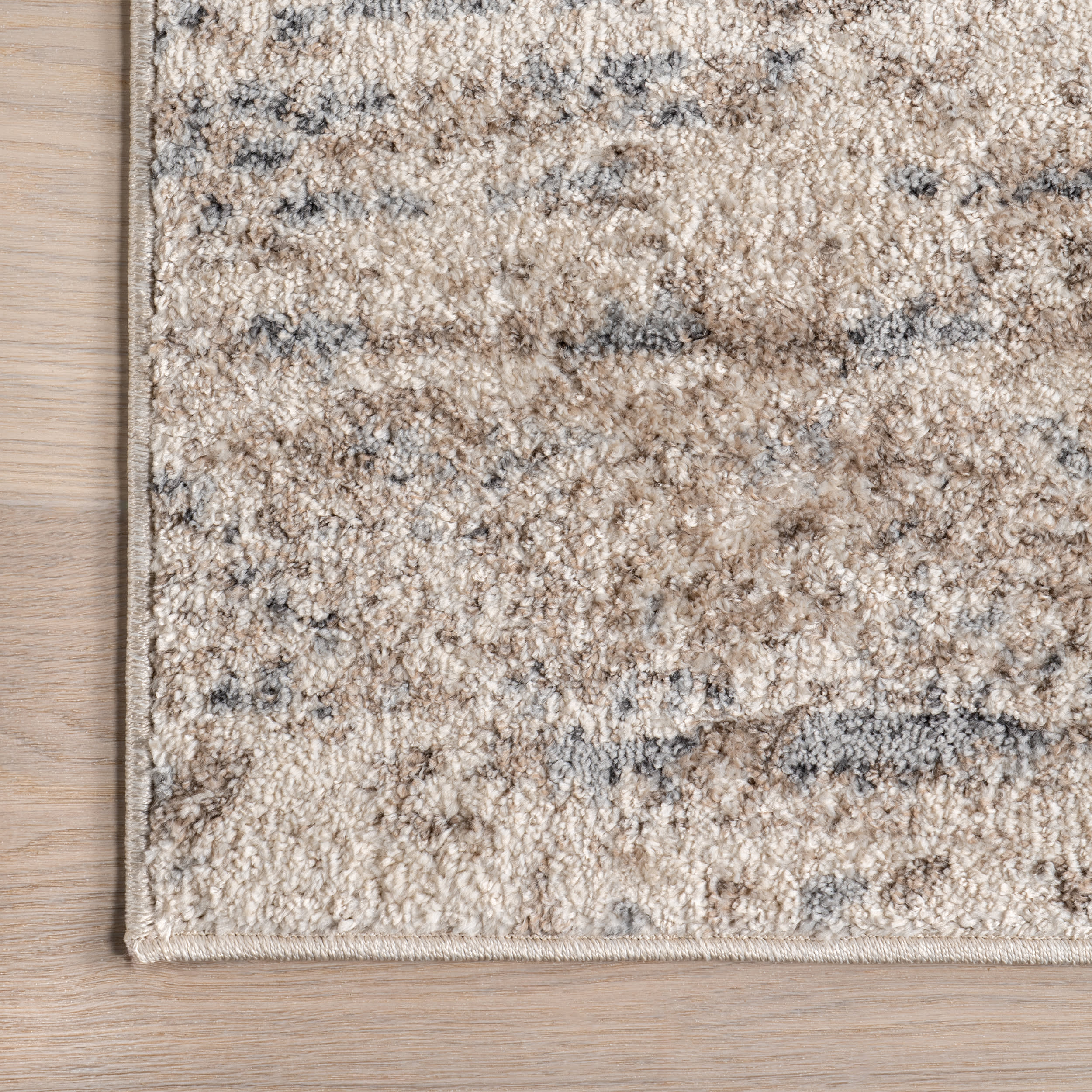 Vintage Moroccan Rug | Light Grey - Image 3