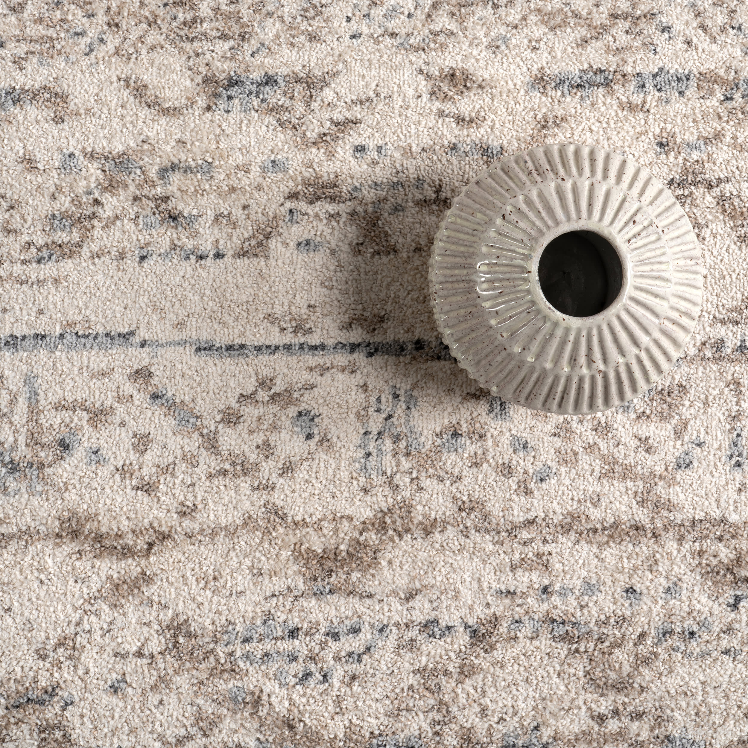 Vintage Moroccan Rug | Light Grey - Image 7