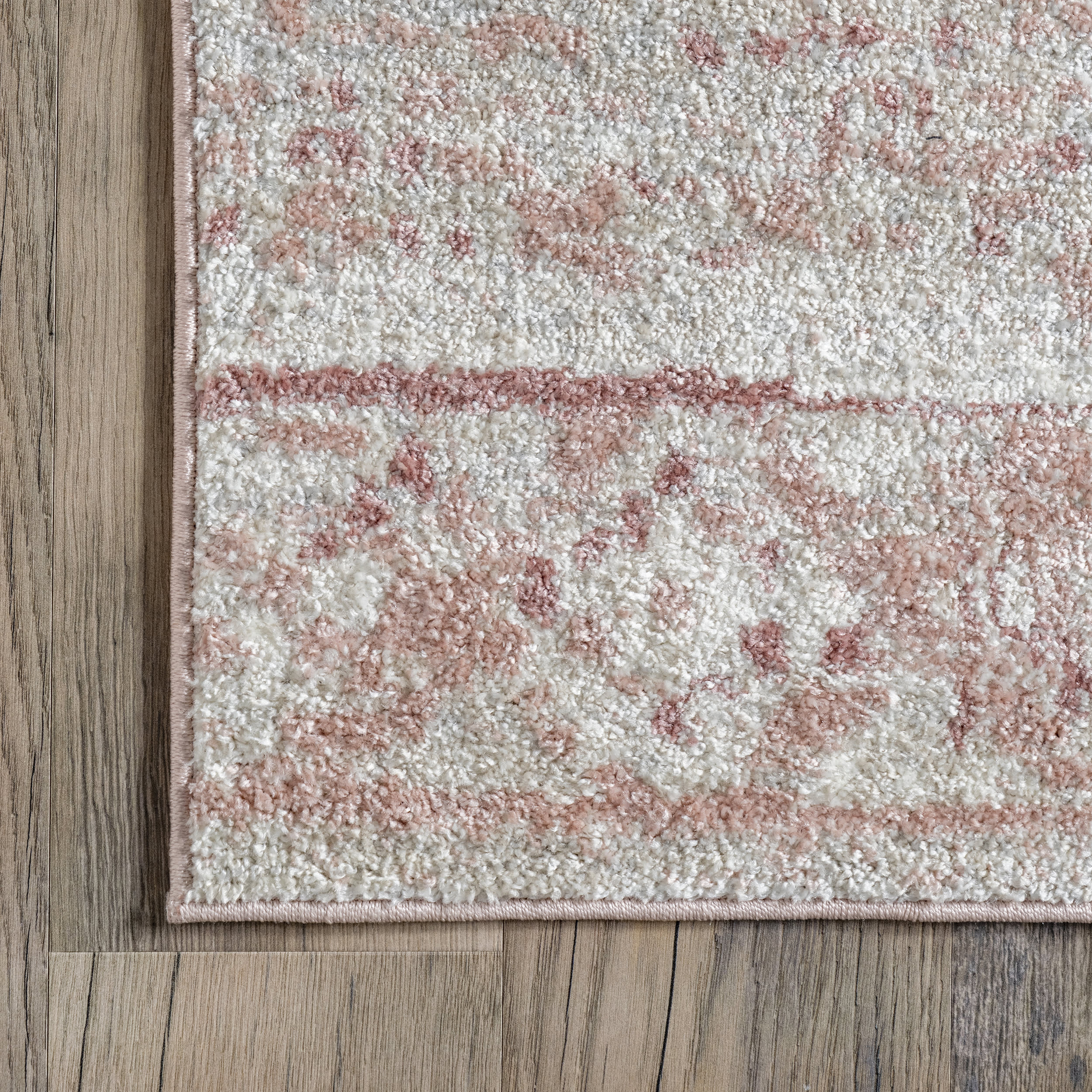Vintage Moroccan Rug | Light Pink - Image 3