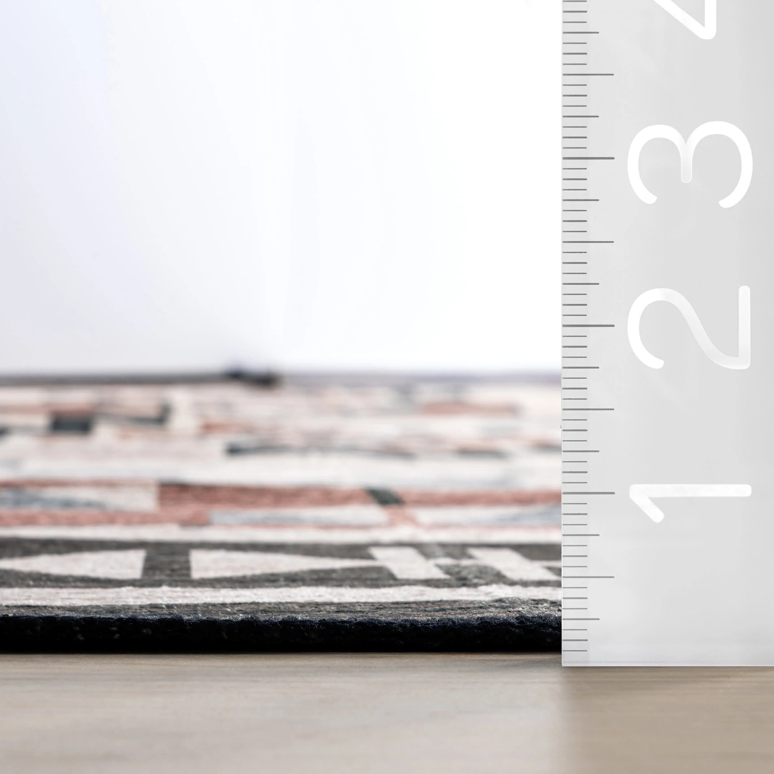 Violeta Timeless Medallion Spill Proof Washable Rug | Beige - Image 6