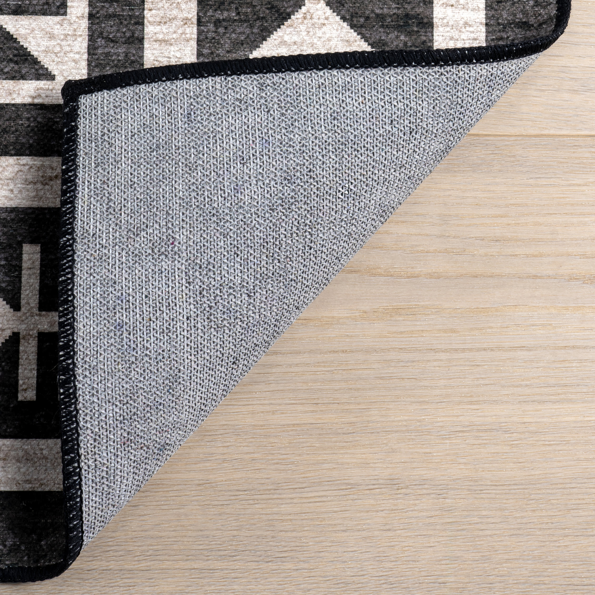 Violeta Timeless Medallion Spill Proof Washable Rug | Beige - Image 8