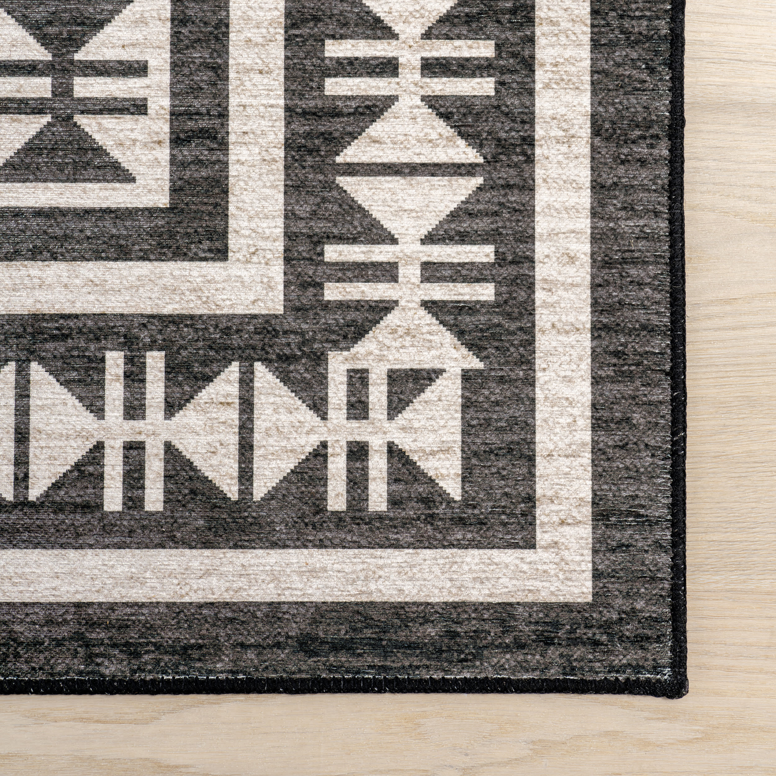Violeta Timeless Medallion Washable Rug | Beige - Image 4