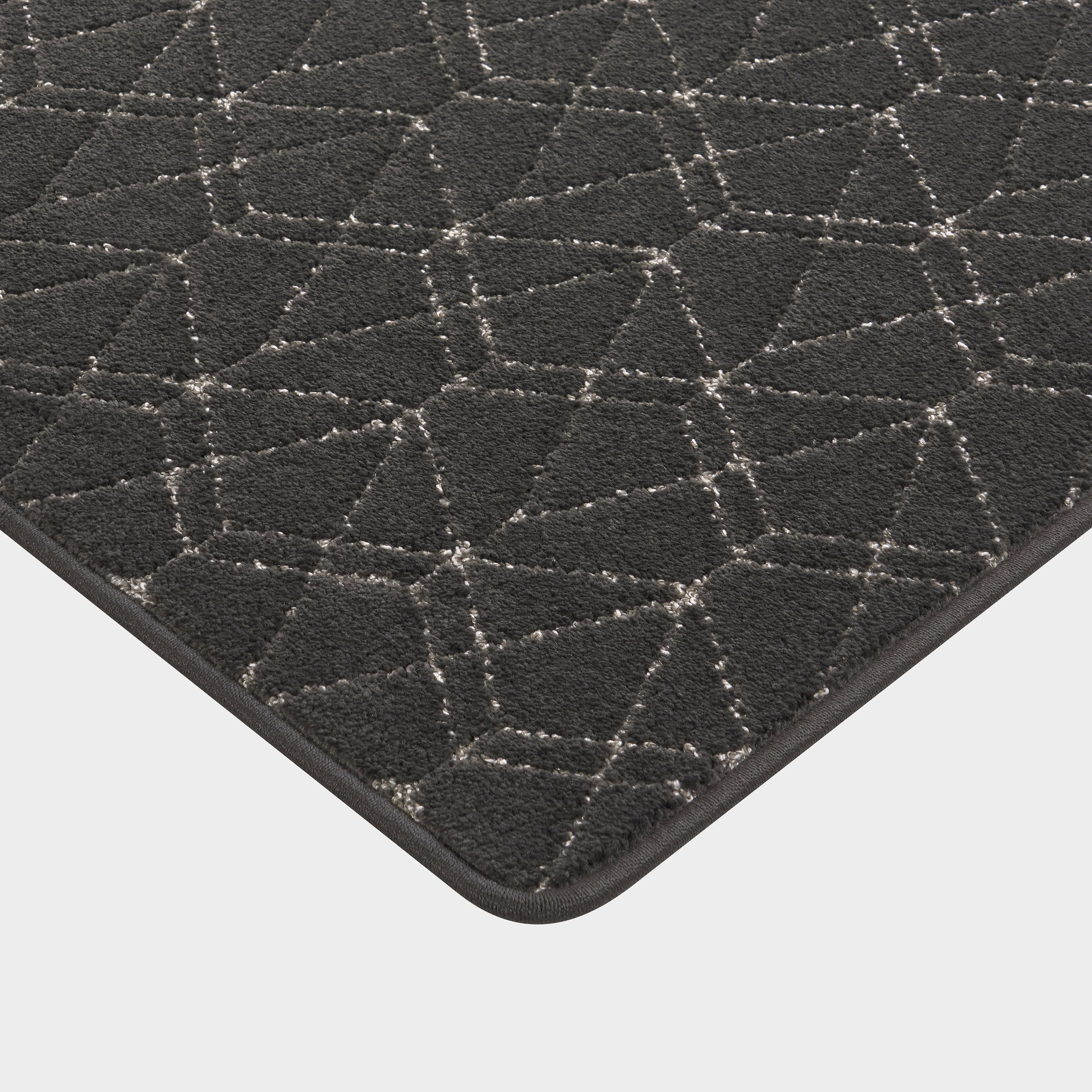 Vireo Geometric Custom Rug | Black - Image 2
