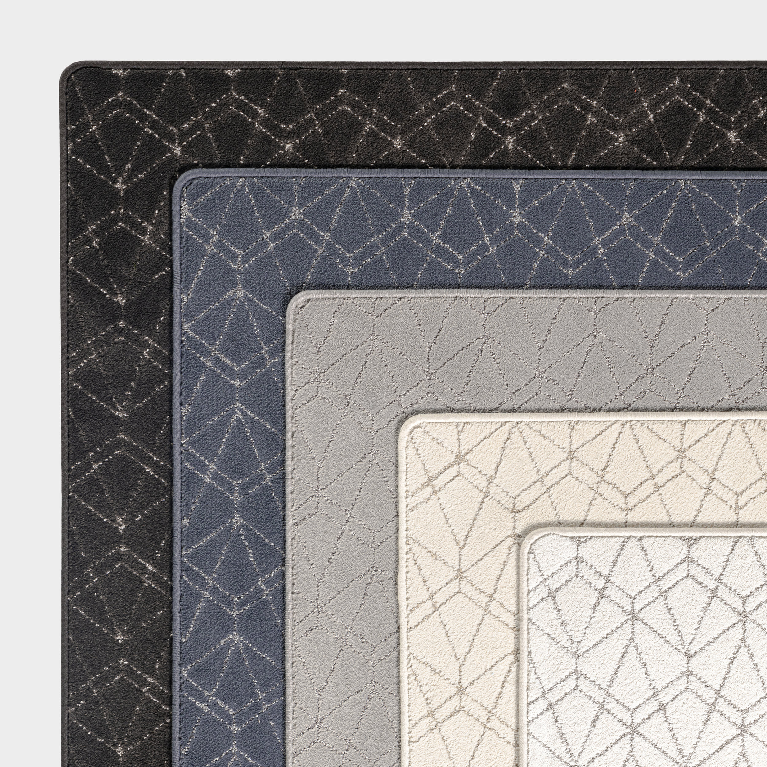 Vireo Geometric Custom Rug | Navy - Image 5