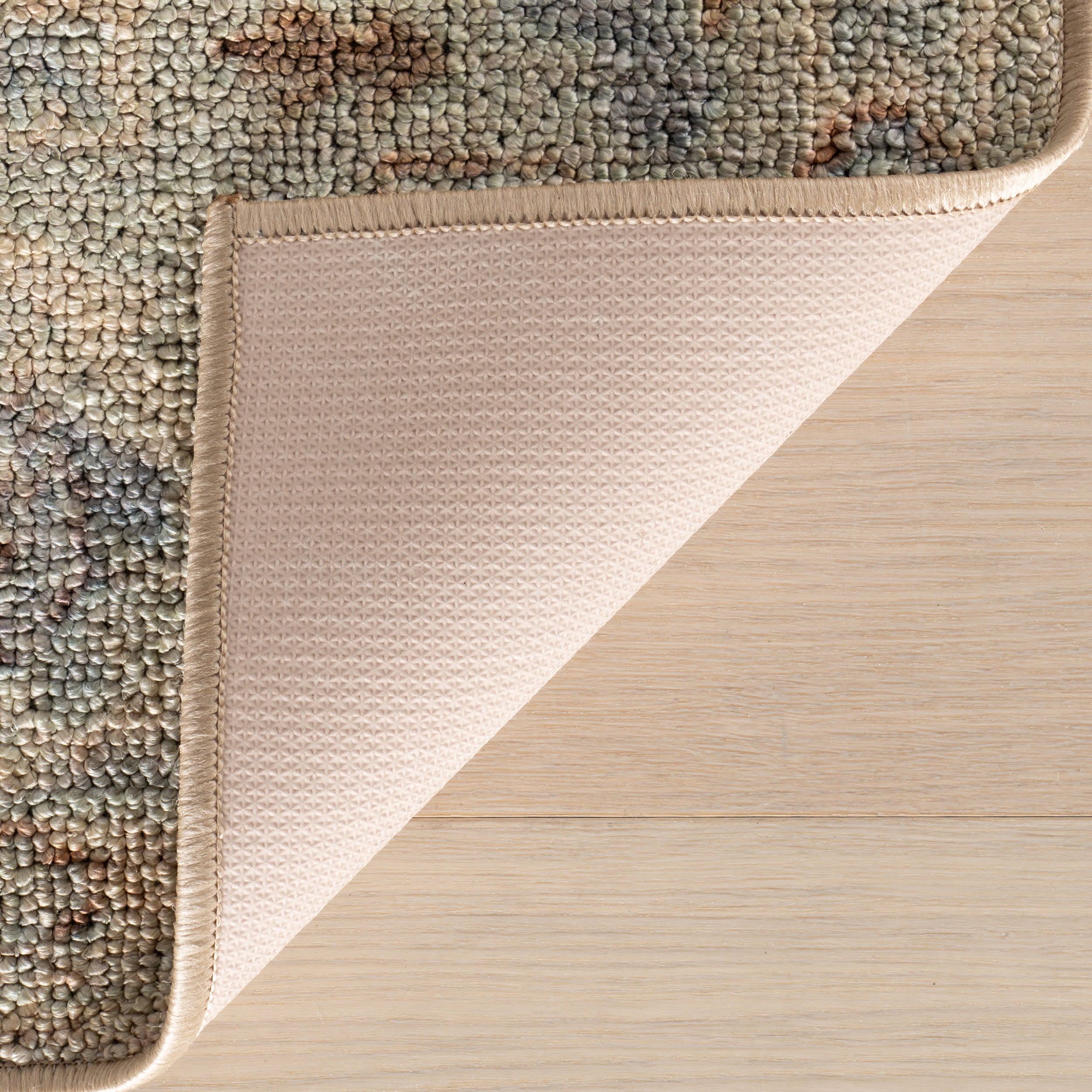 Viret Traditional Bordered Washable Rug | Blue - Image 8