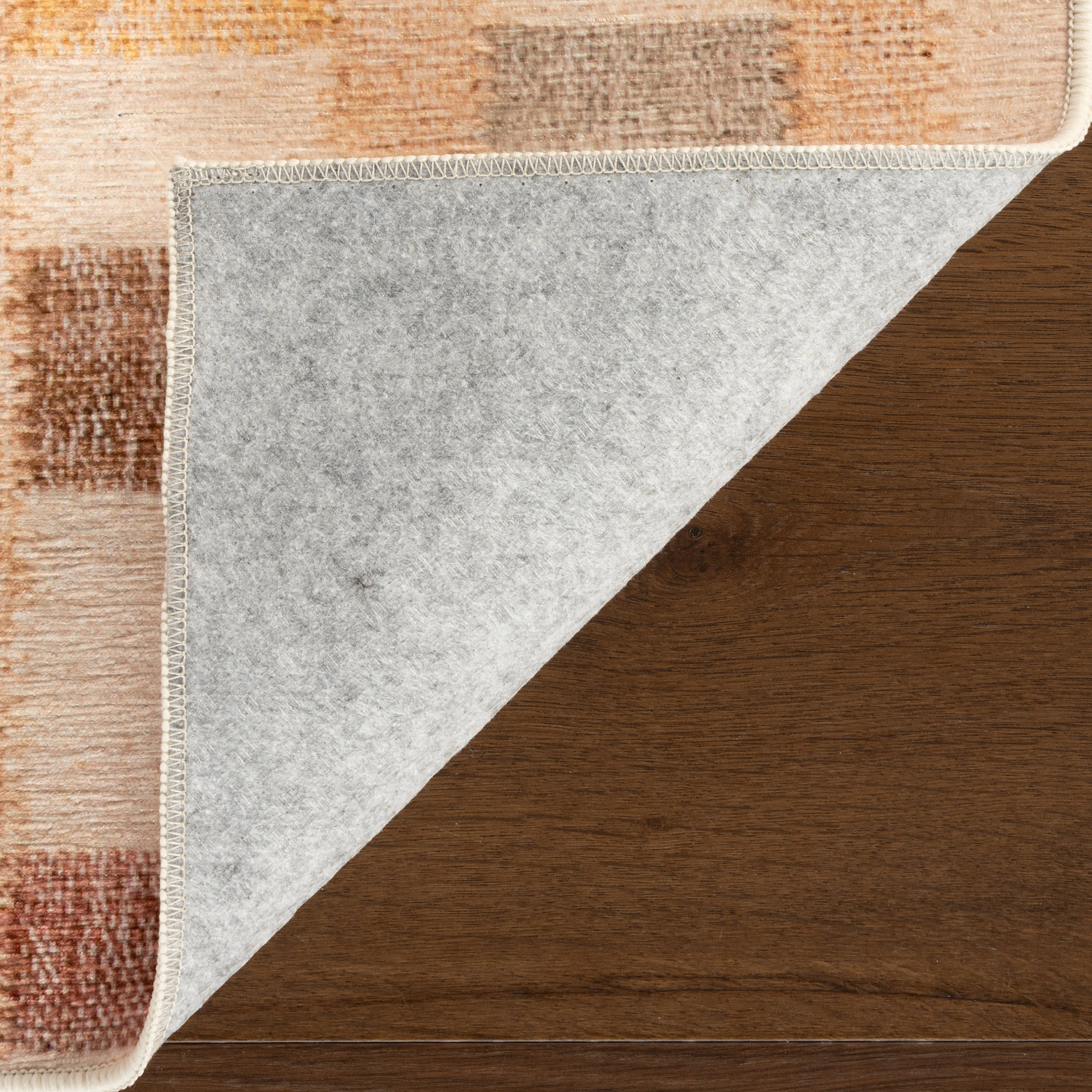 Virey Bohemian Geometric Washable Rug | Multicolor - Image 10