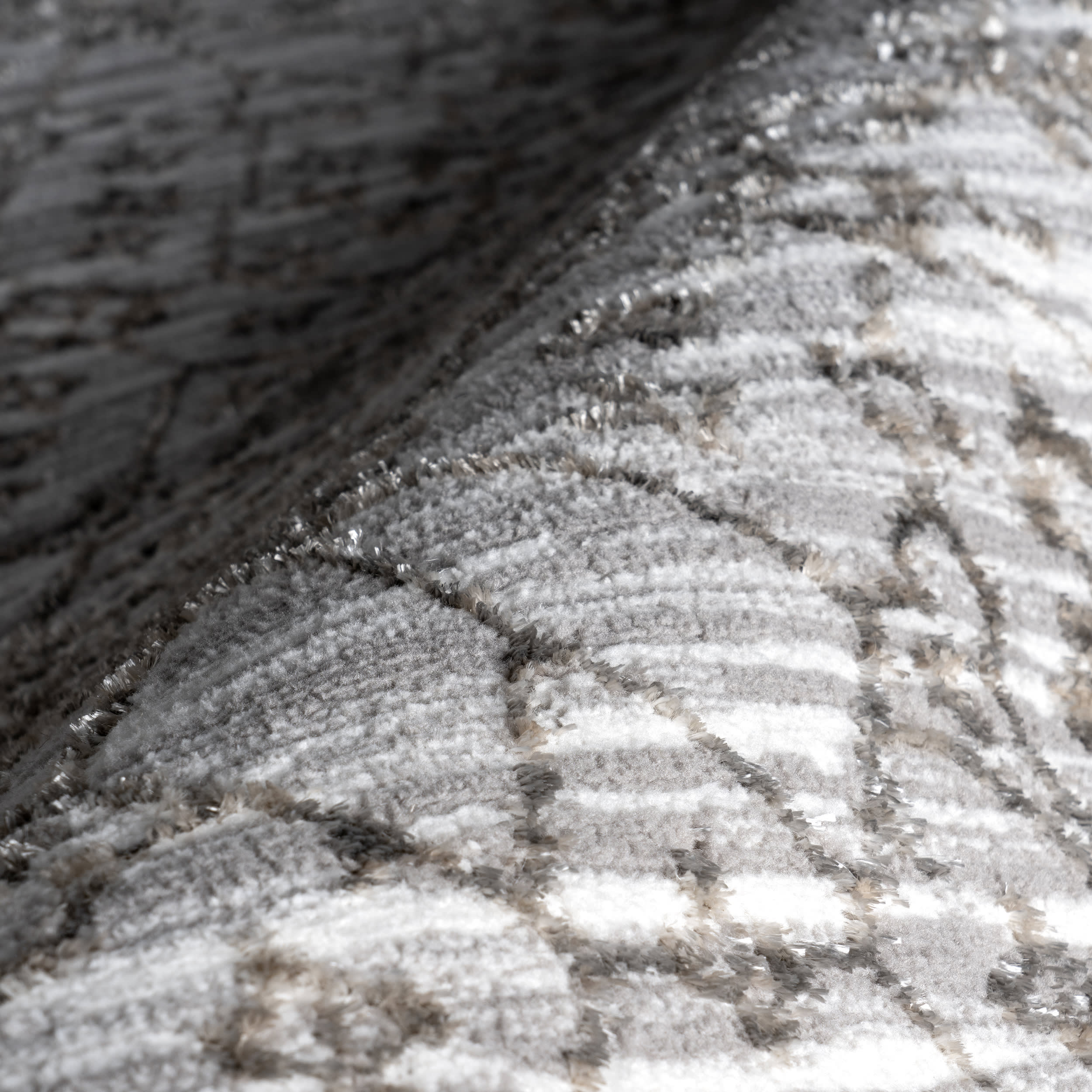Vitalina Trellis Rug | Brown - Image 3