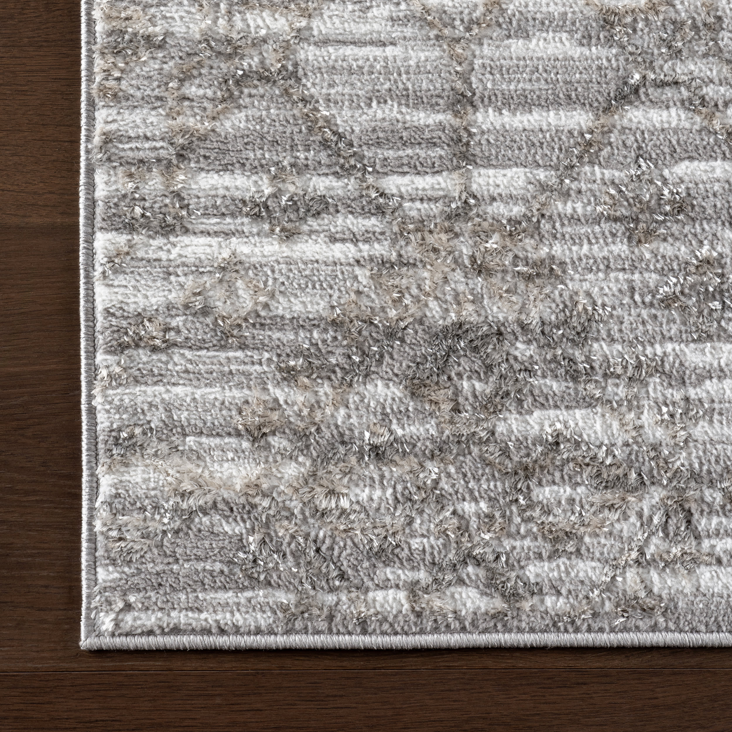 Vitalina Trellis Rug | Brown - Image 4