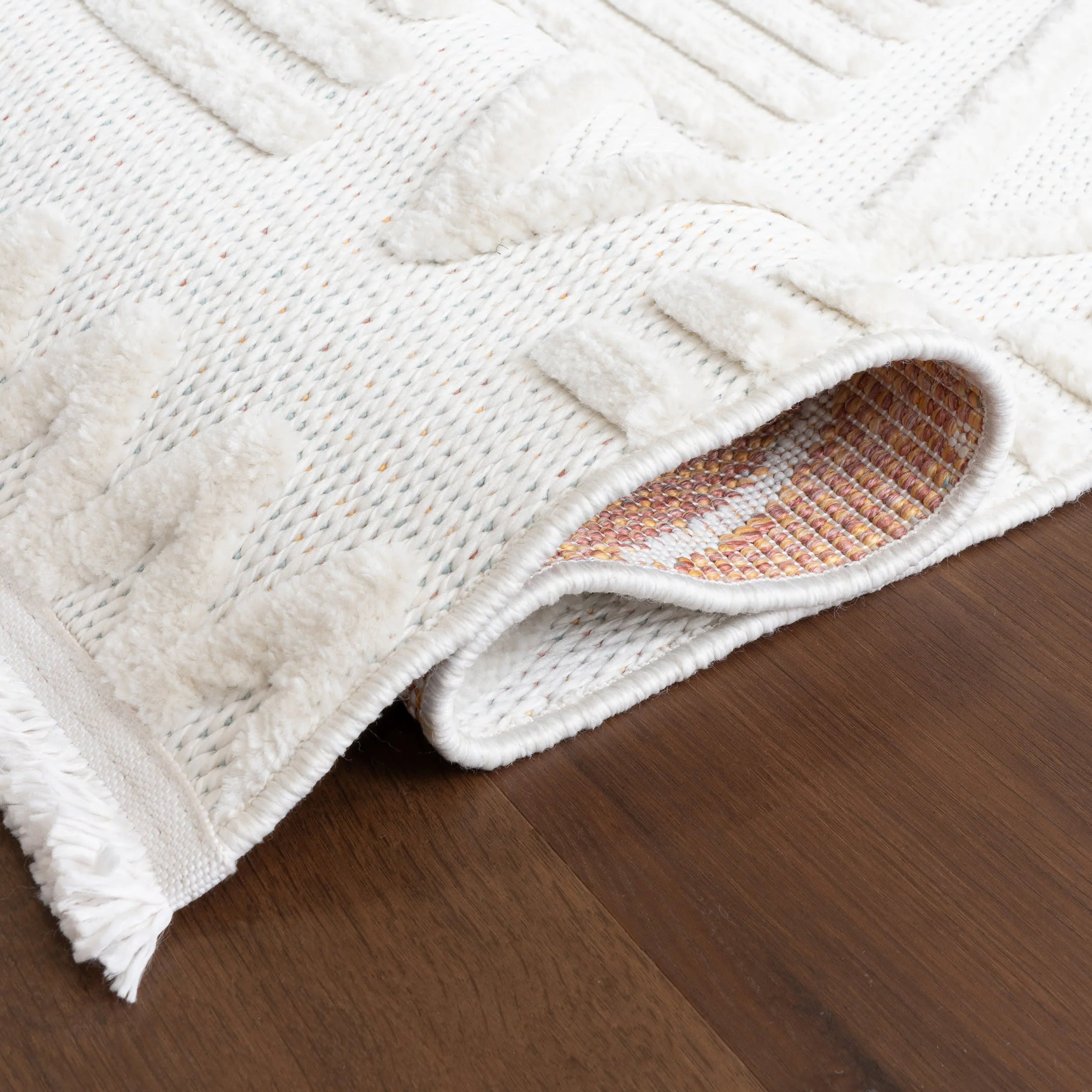 Viviana Trellis Rug | Cream - Image 9