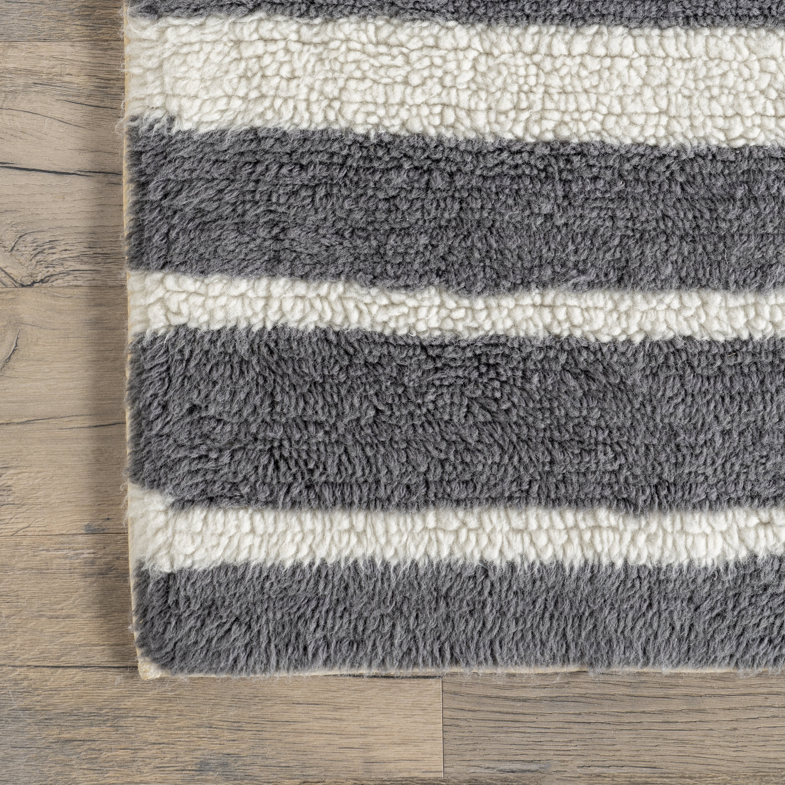 Vlad Washable Wool Rug | Grey - Image 3