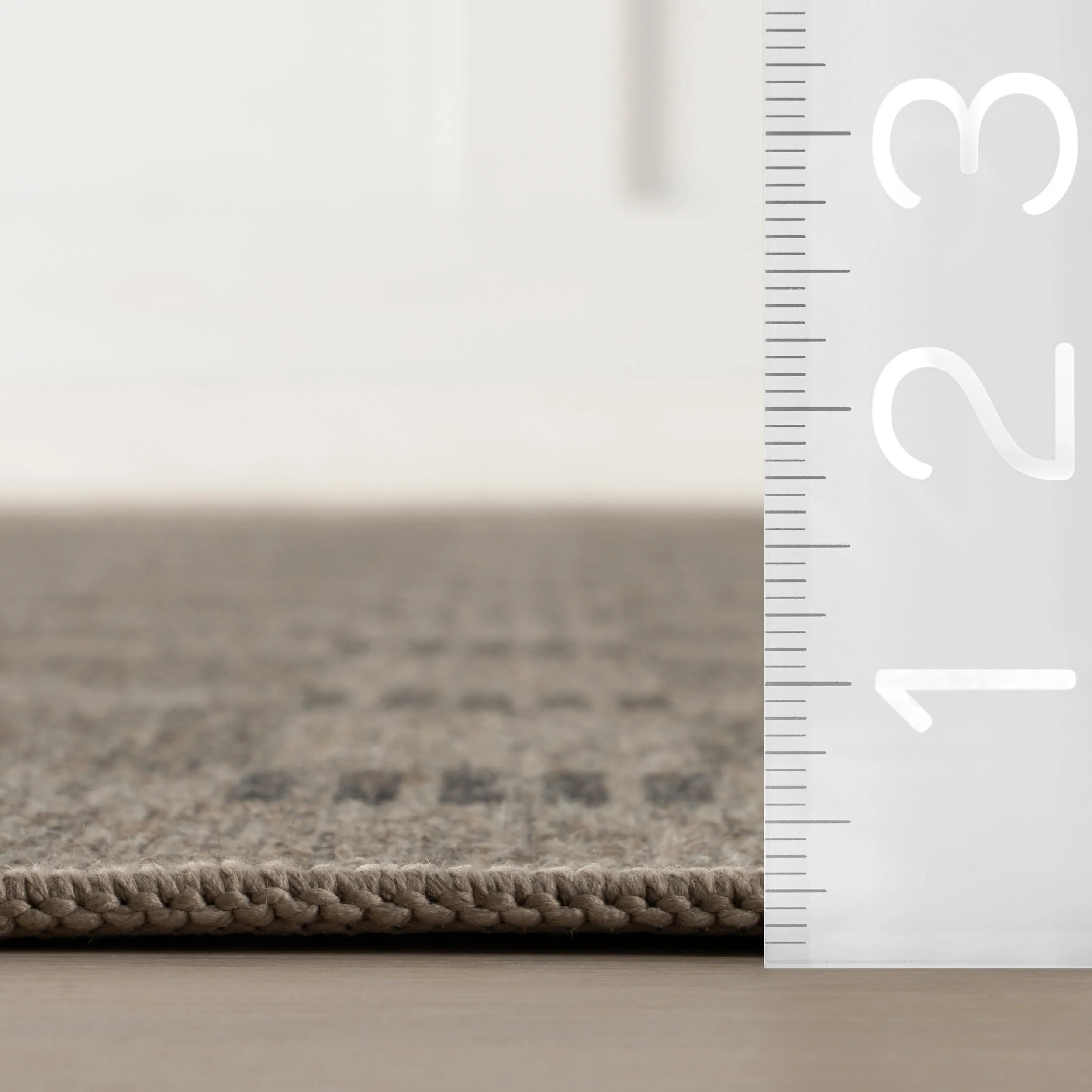 Walker Checkered Washable Rug by Nate Berkus | Khaki - Image 5