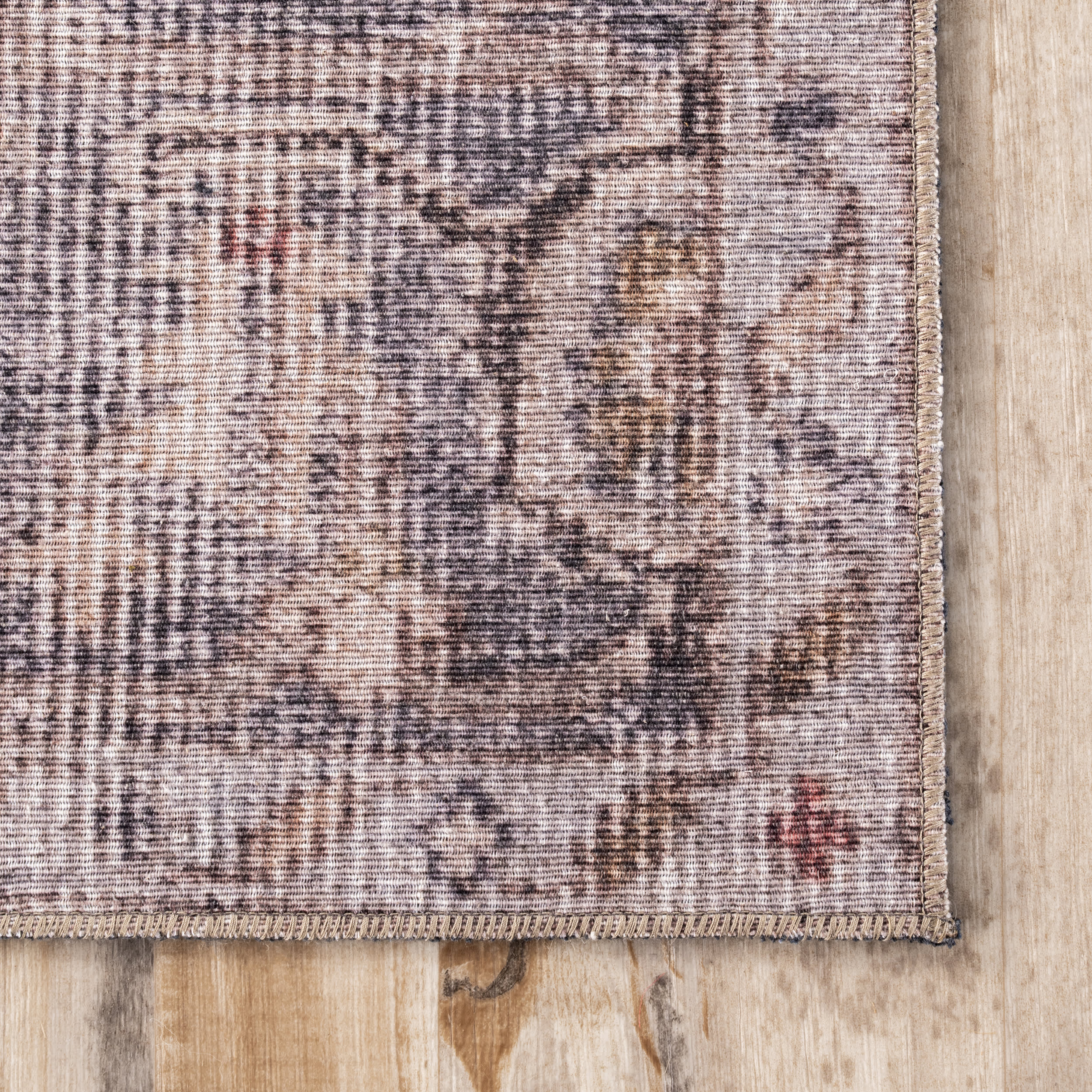 Washable Regal Medallion Rug | Beige - Image 3