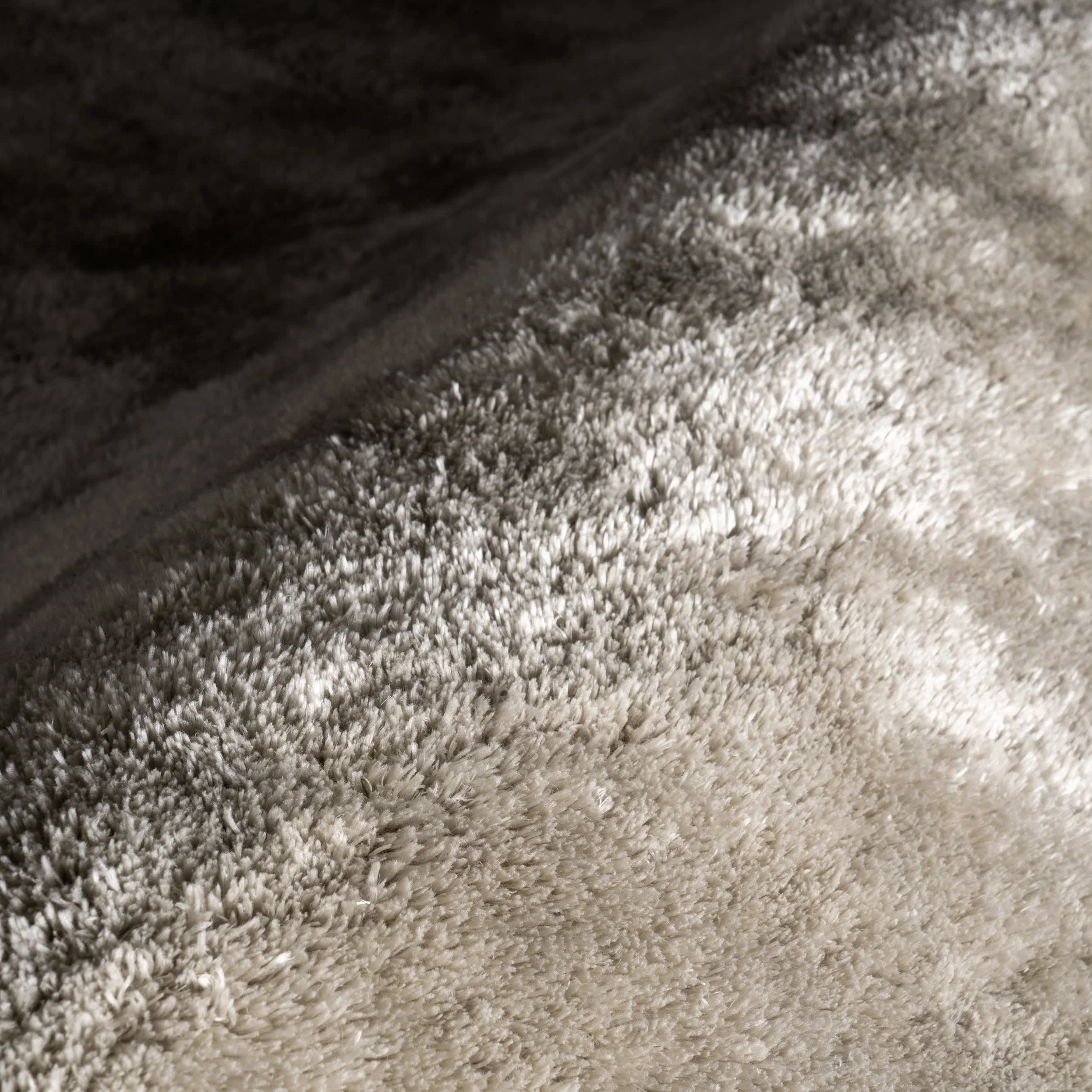Washable Solid Shag Rug | Beige - Image 3